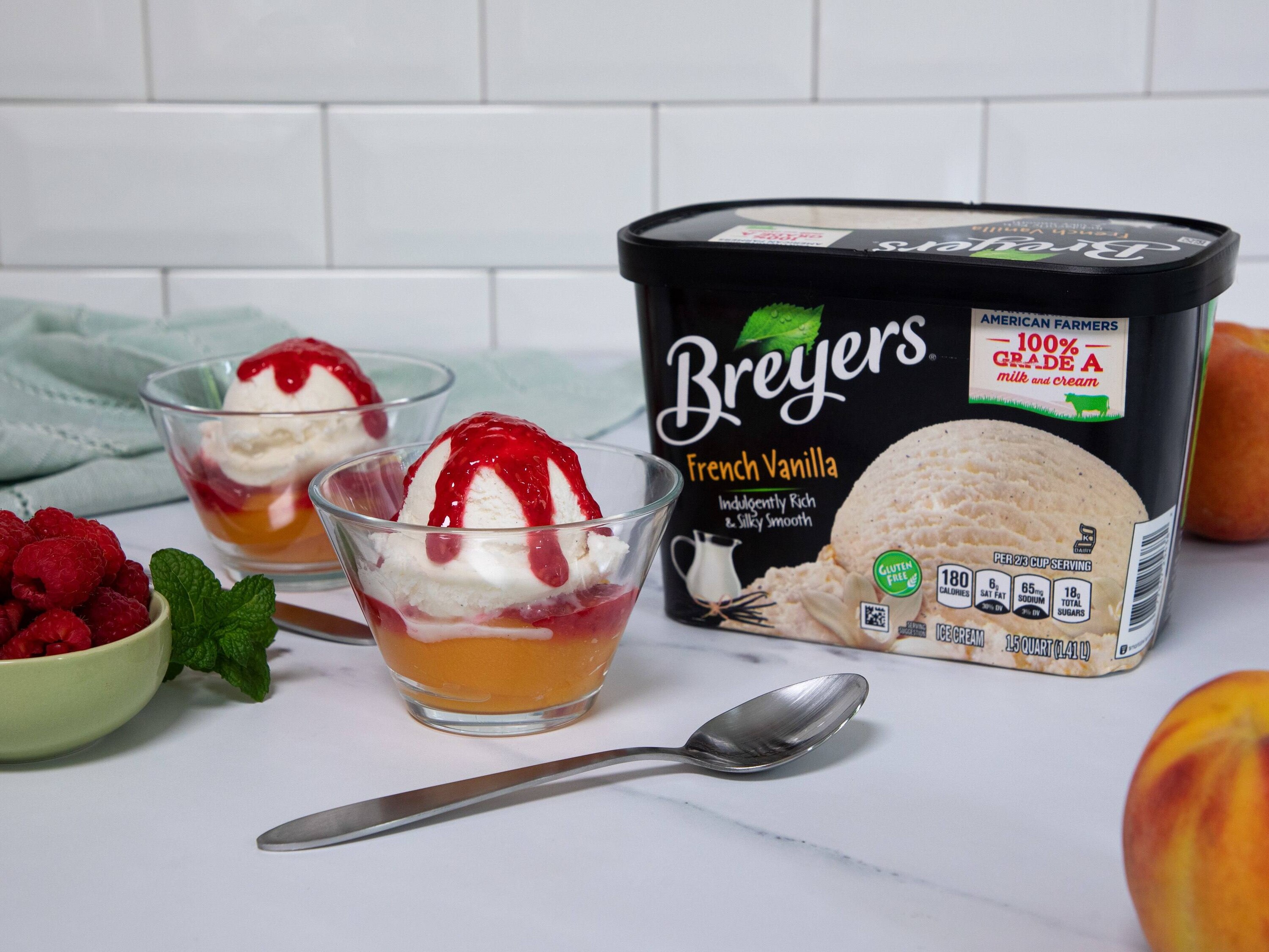 Easy Peach Melba Recipe