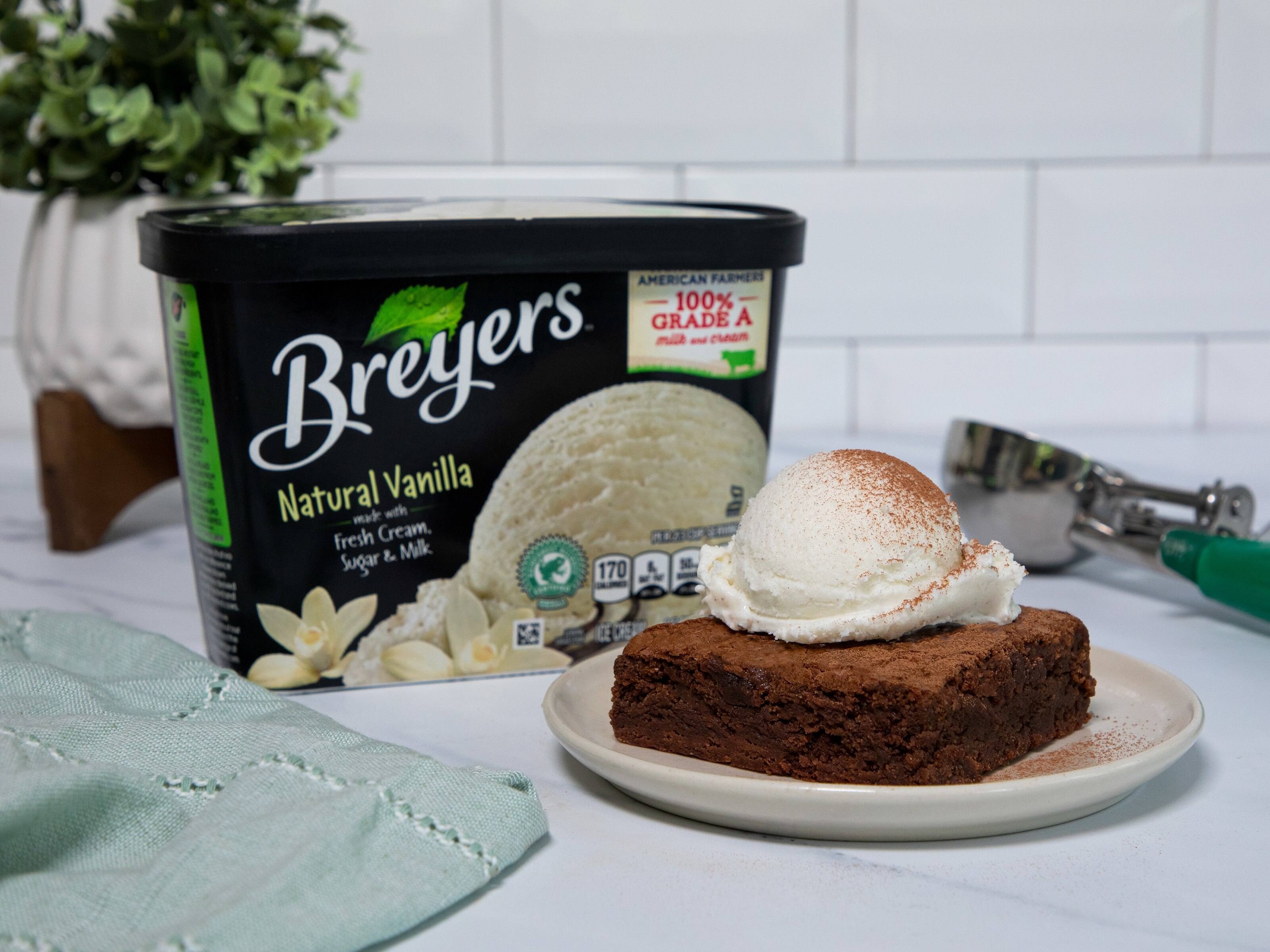 Decadent Brownies a la Mode