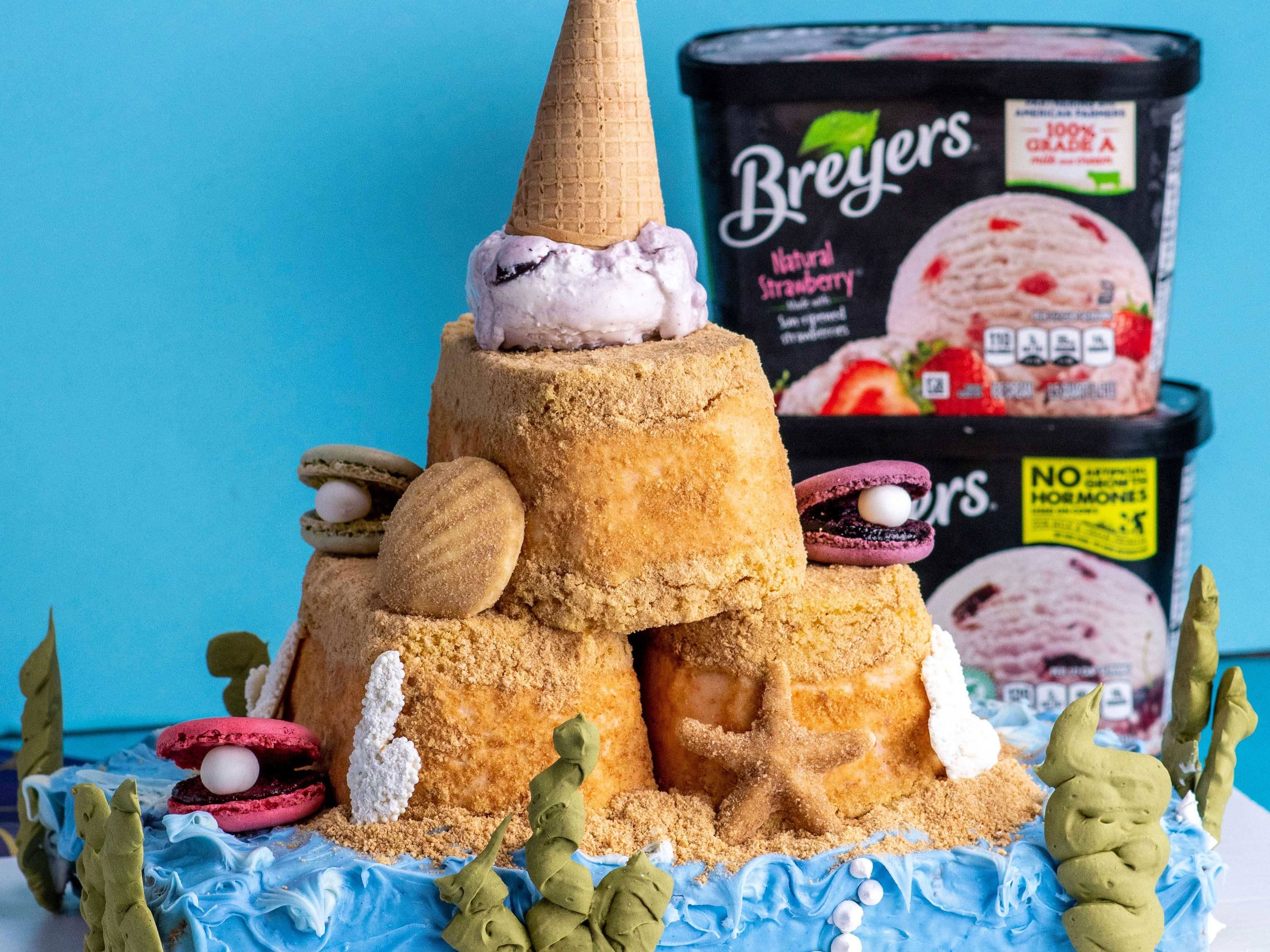 Sand Castle Ice Cream Cake Recipe