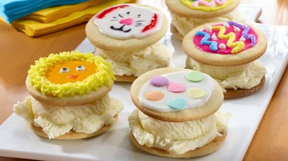 Bocadillos de Helado para Fiesta