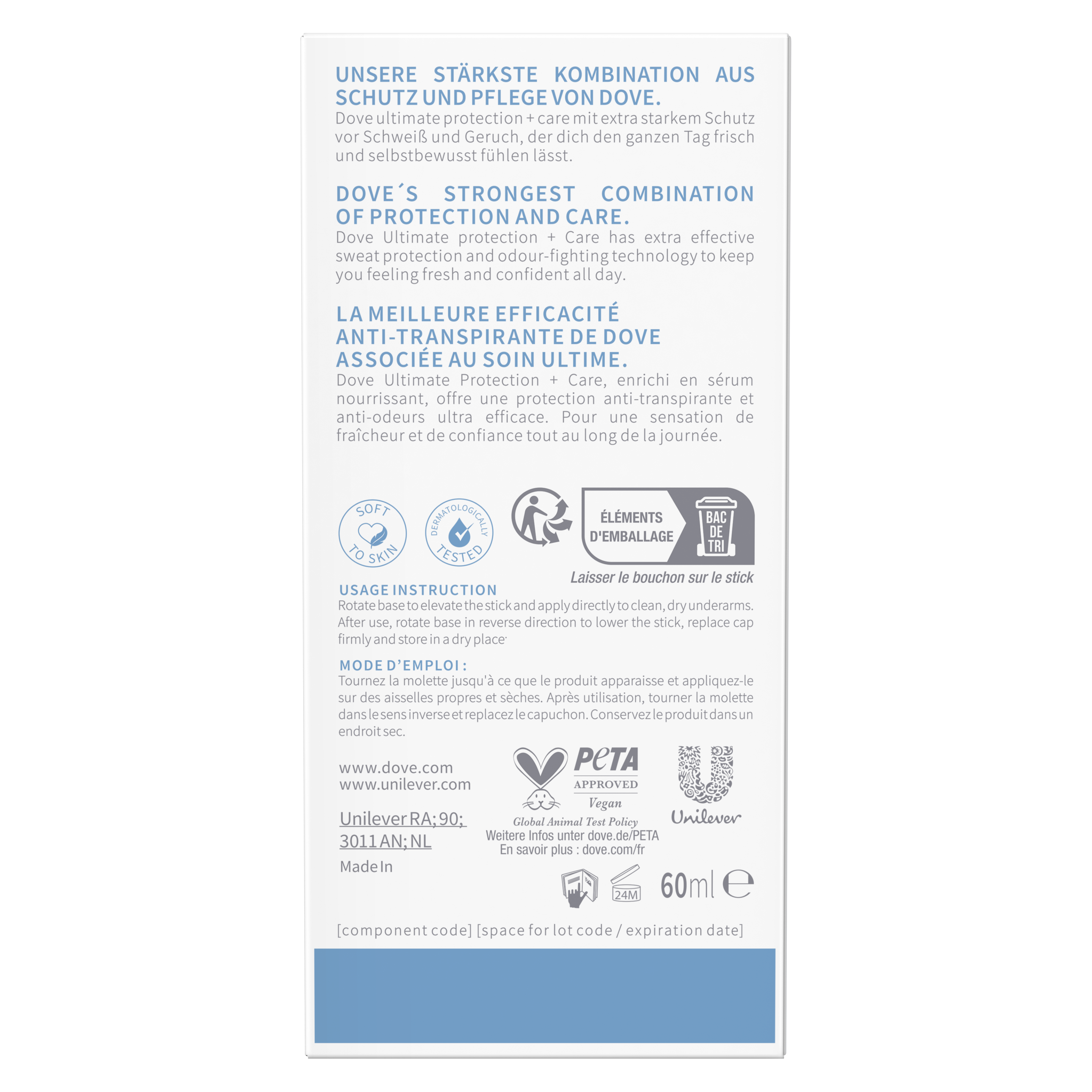 Ultimate Protection + Care Anti-Transpirant-Creme