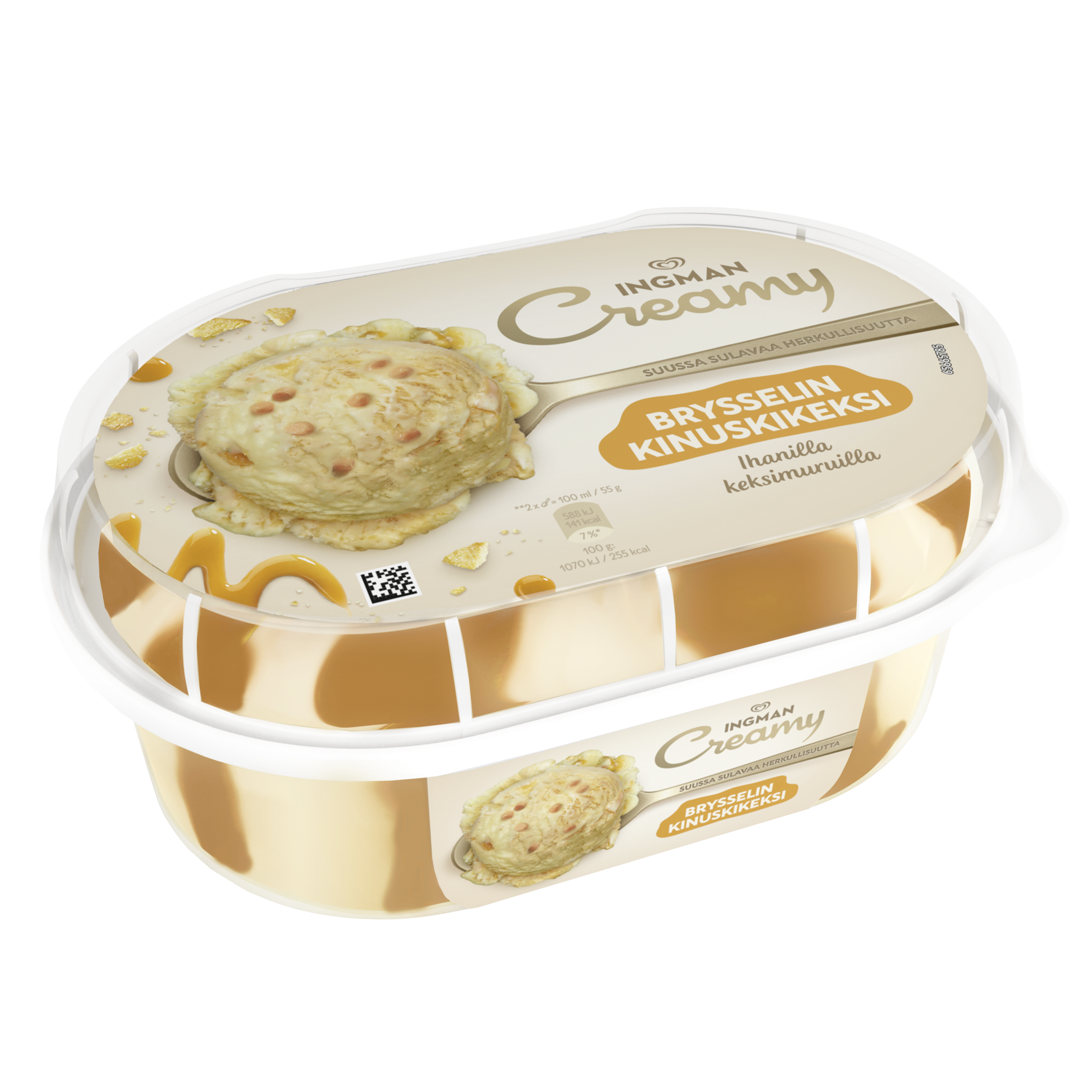 Ingman Creamy Brysselin Kinuskikeksi packshot