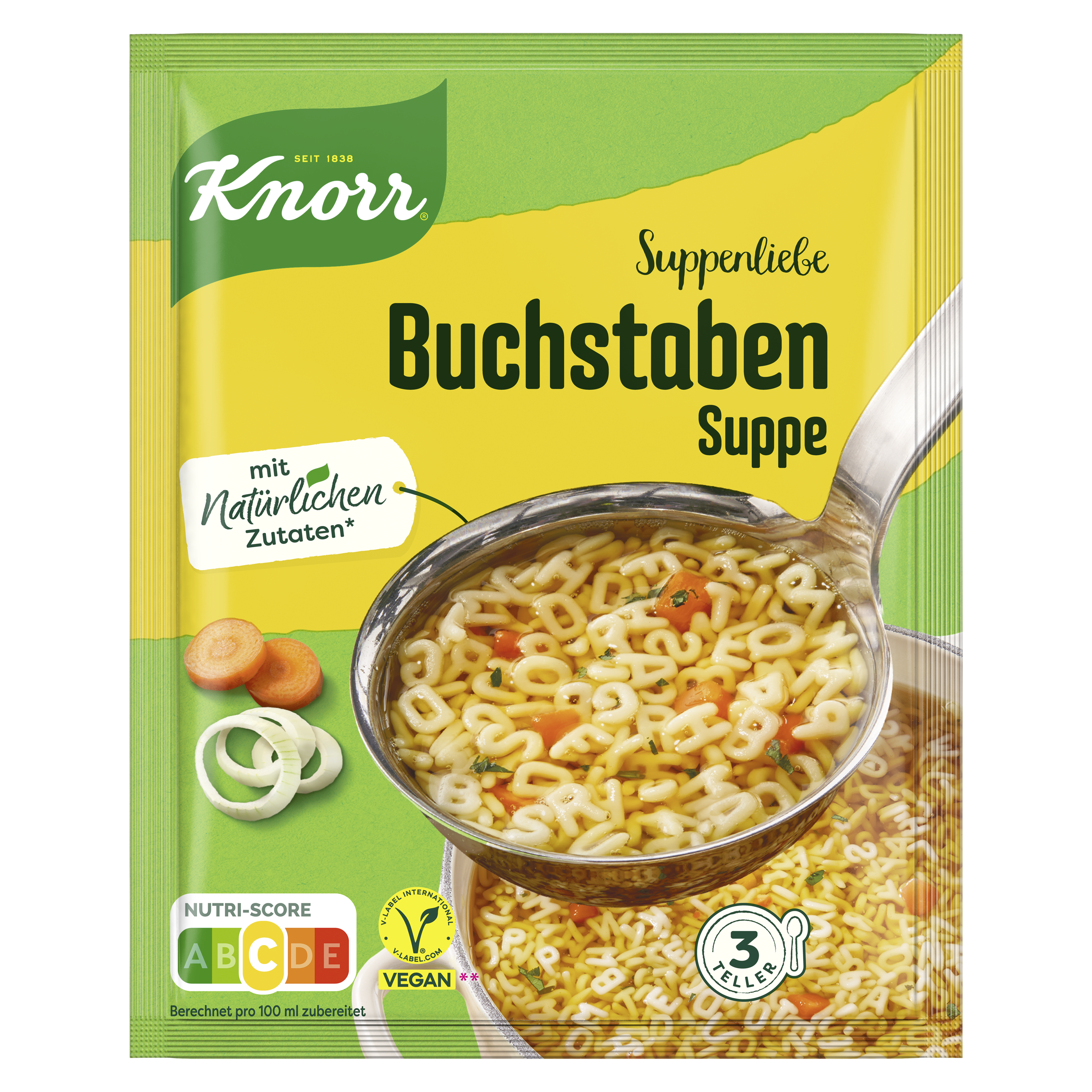 Knorr Suppenliebe Buchstaben Suppe 750ml Beutel