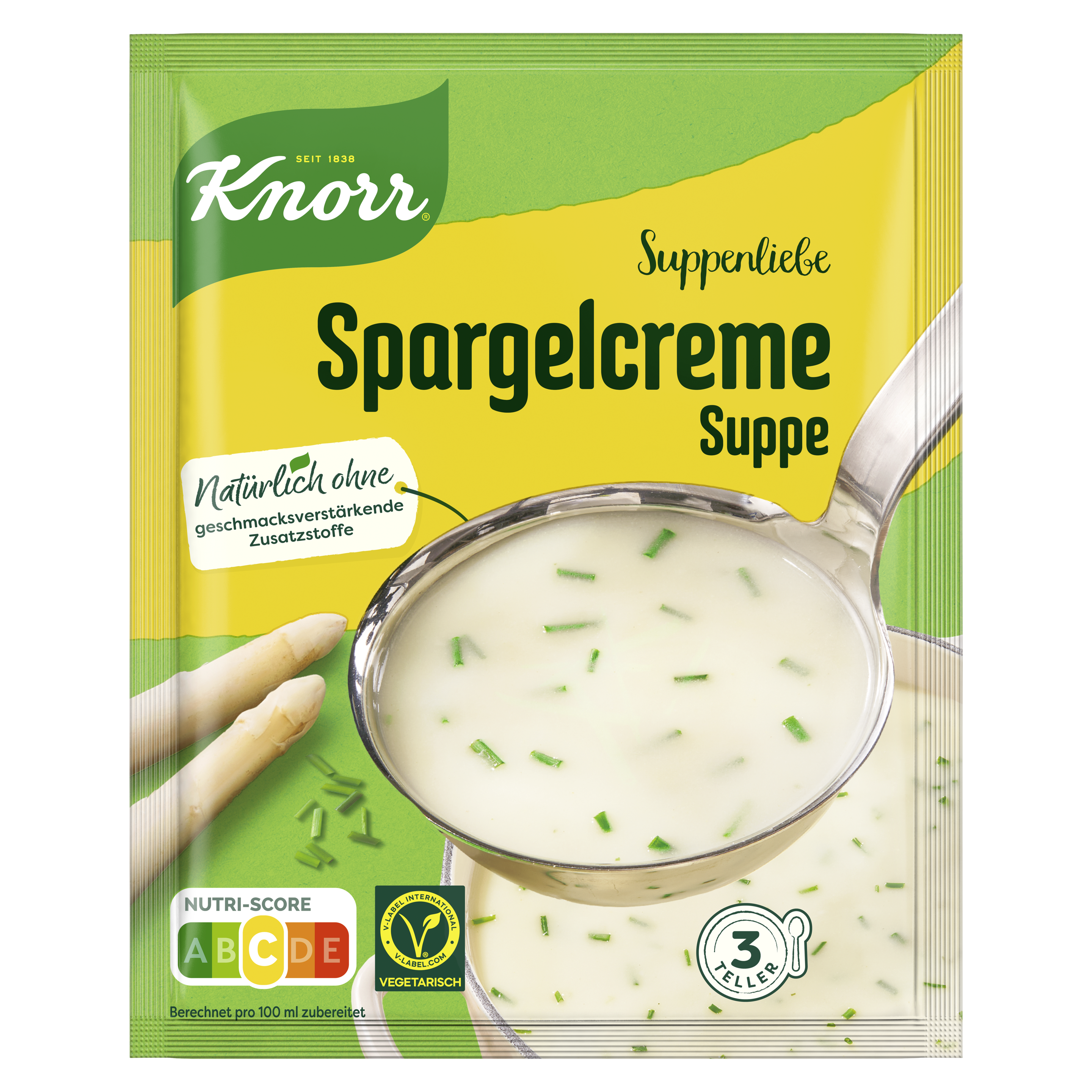 Knorr Suppenliebe Spargelcreme Suppe 750ml Beutel packshot