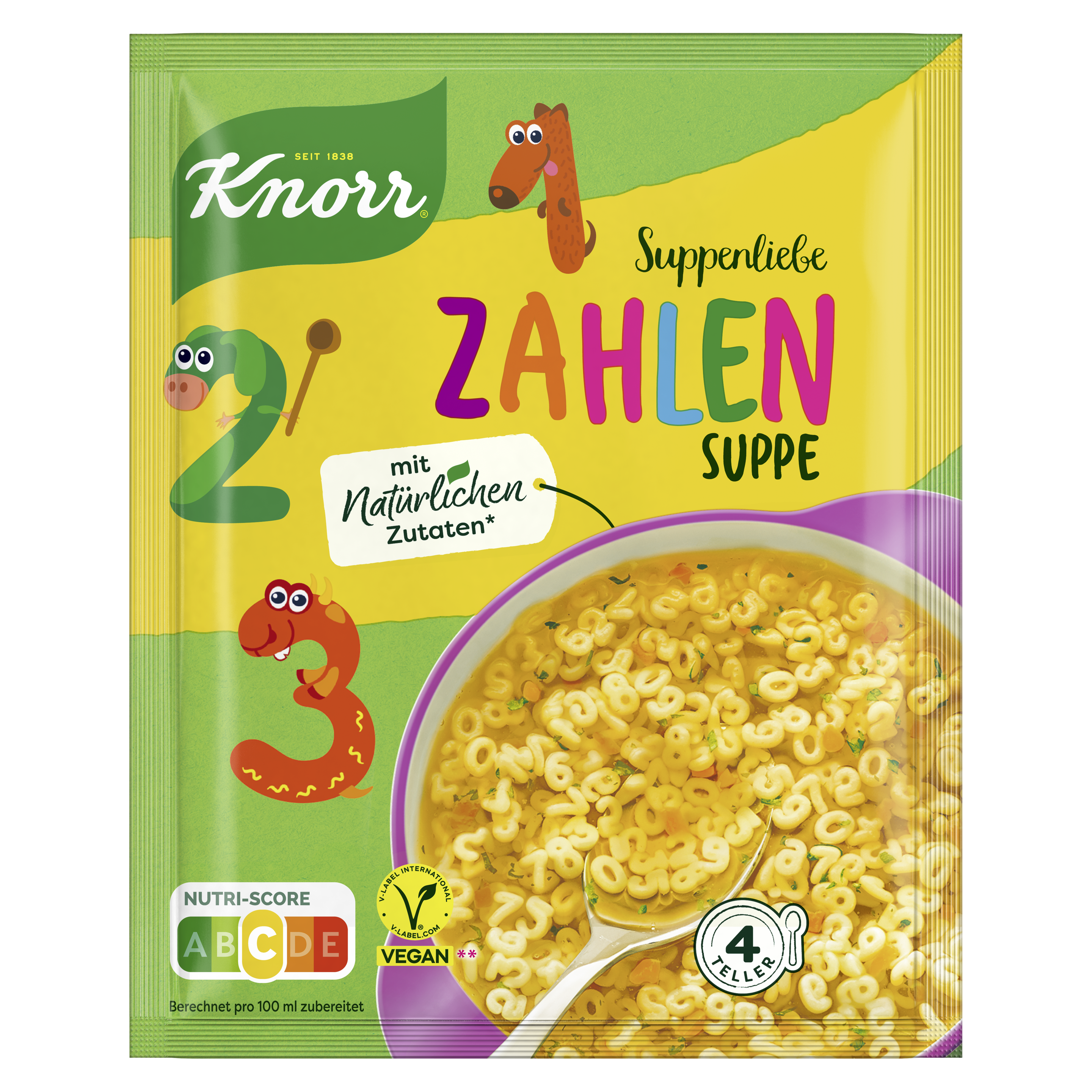 Knorr Suppenliebe Zahlen Suppe  1L Beutel