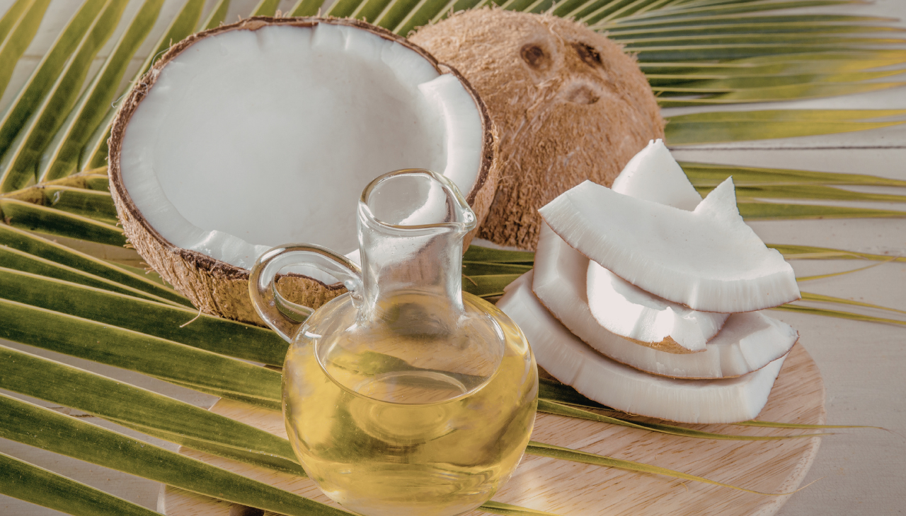 1. Bhringraj and Coconut Oil Hair Growth Treatment