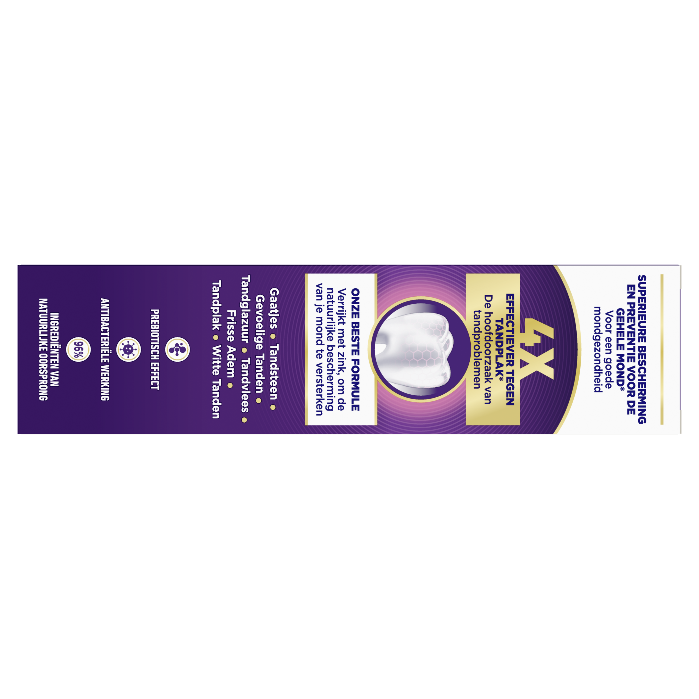 Prodent Complete Bescherming Expert 75 ml - Achterkant folding box