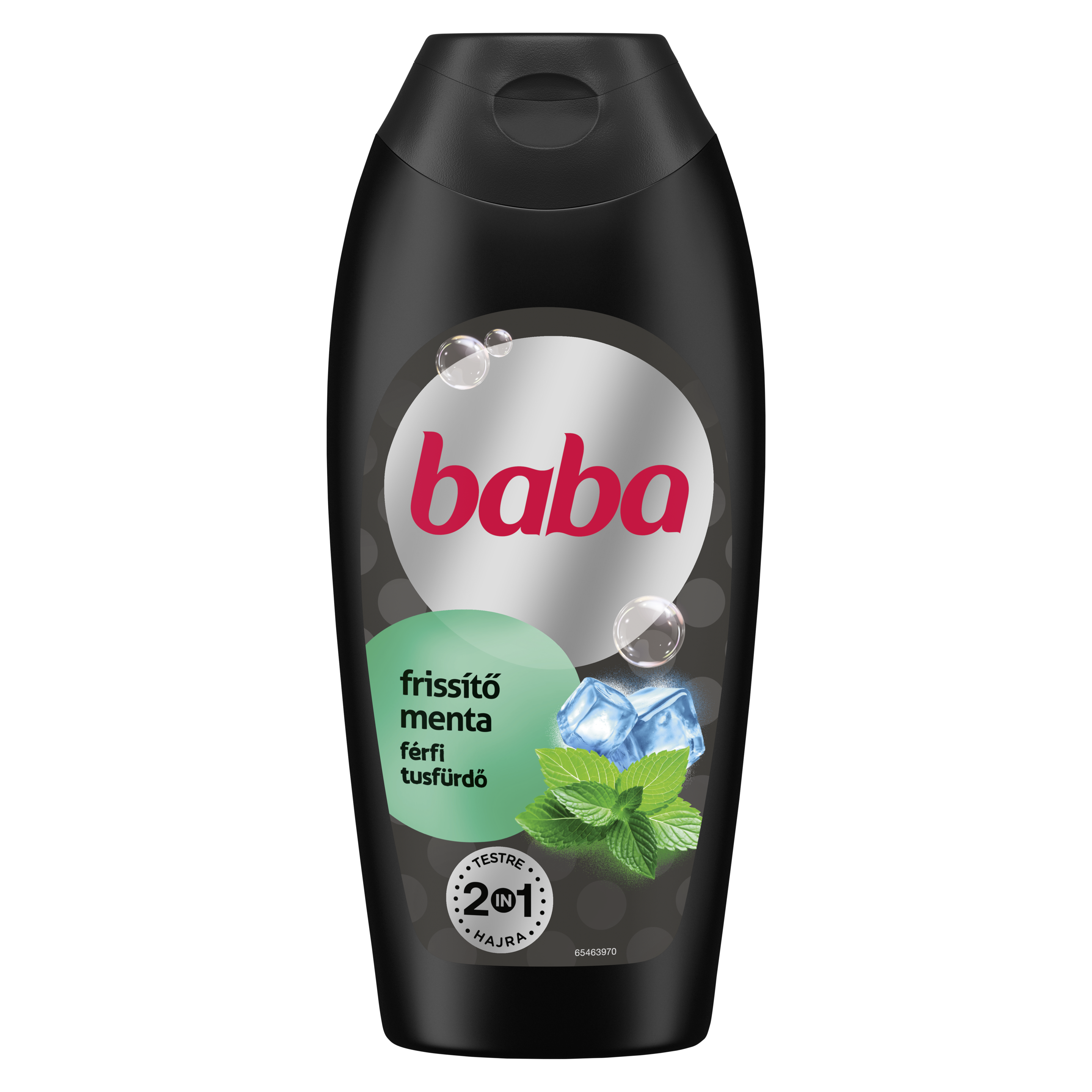 Baba férfi tusfürdő menta 400ml packshot