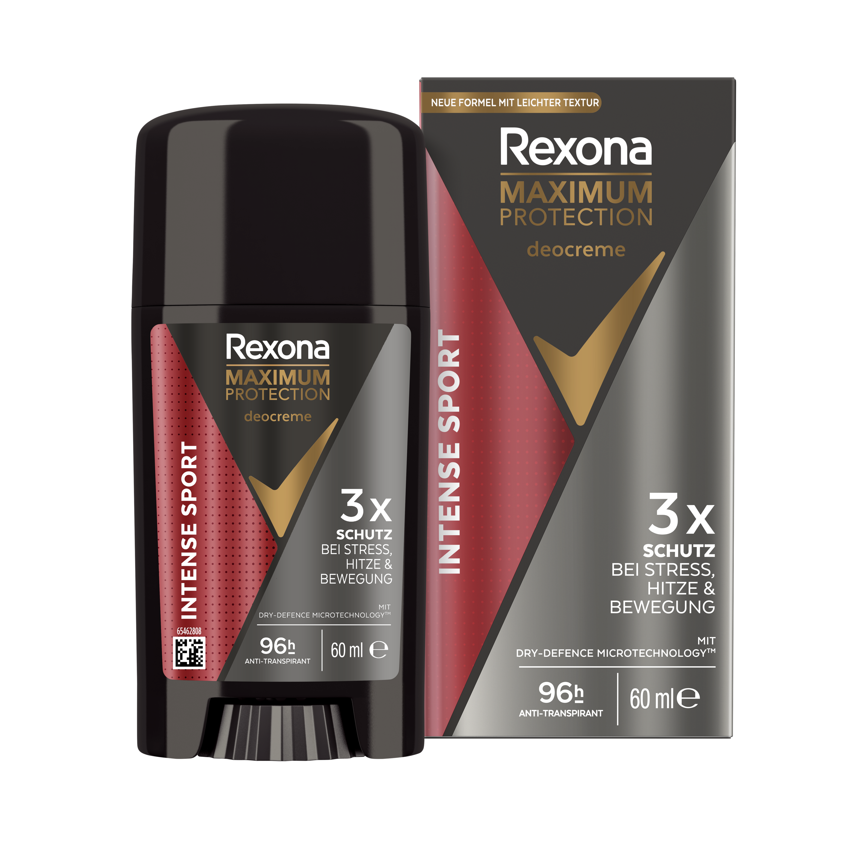 Rexona Men Maximum Protection Intense Sport Anti-Transpirant Creme 60ml packshot