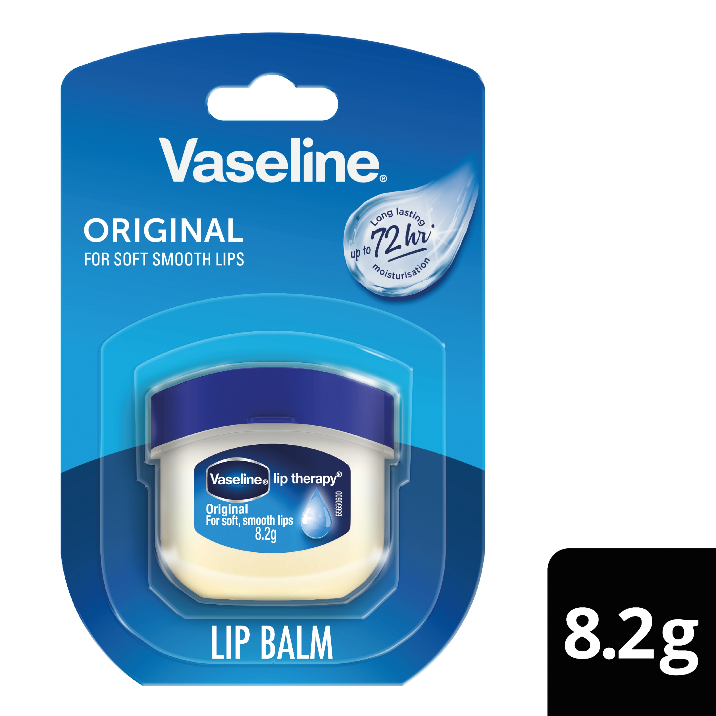 Vaseline Original Lip Therapy Jar 8.2g packshot
