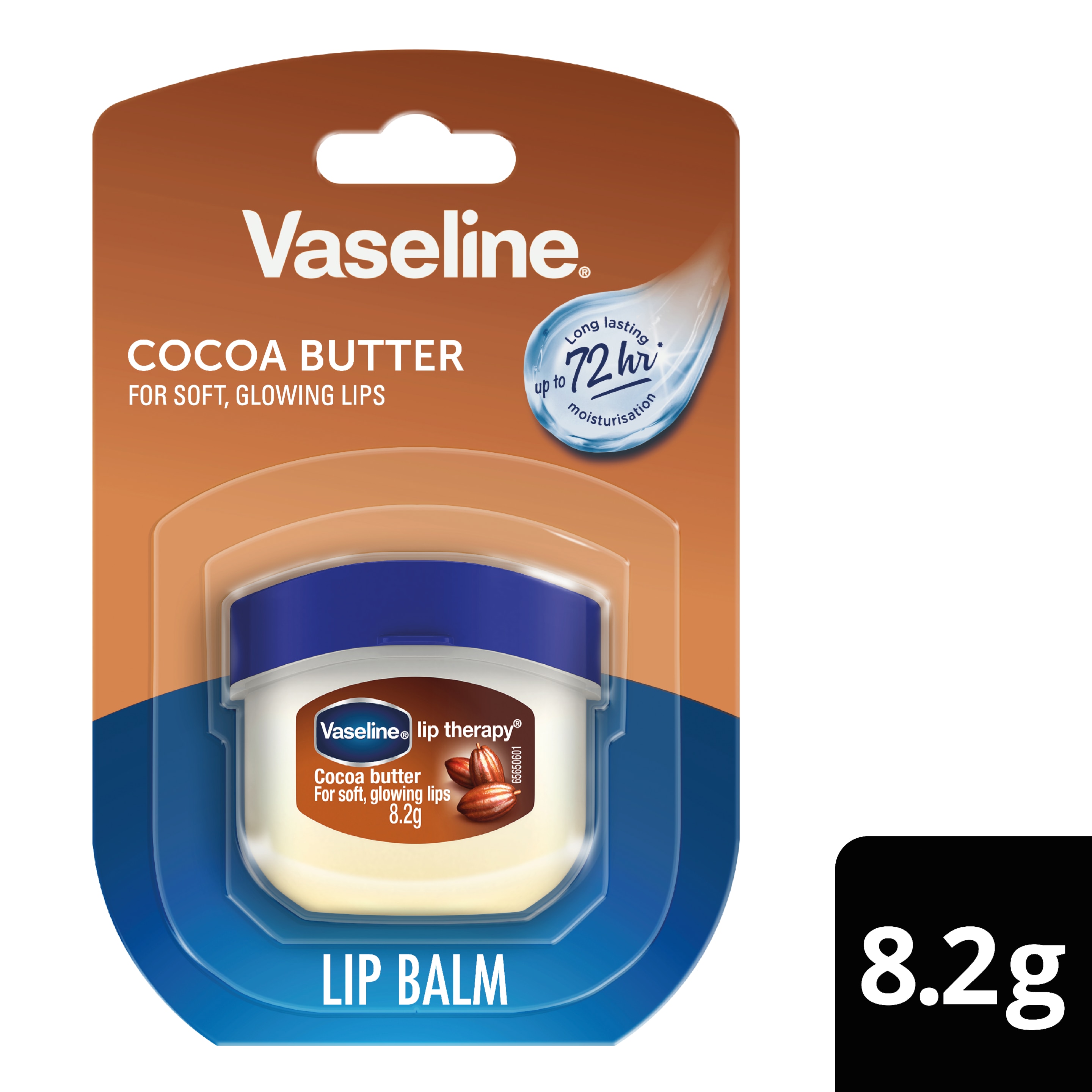 Vaseline Cocoa Lip Therapy Jar 8.2g packshot