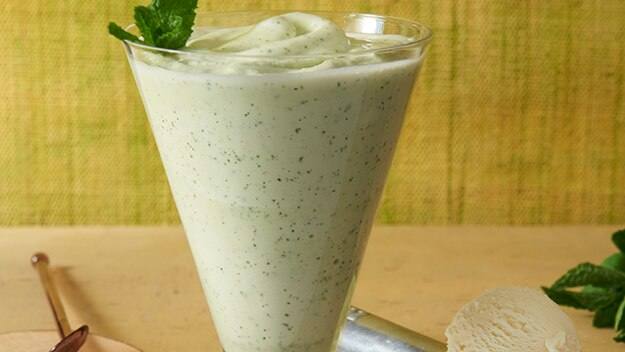 Batidos de mojito cremoso