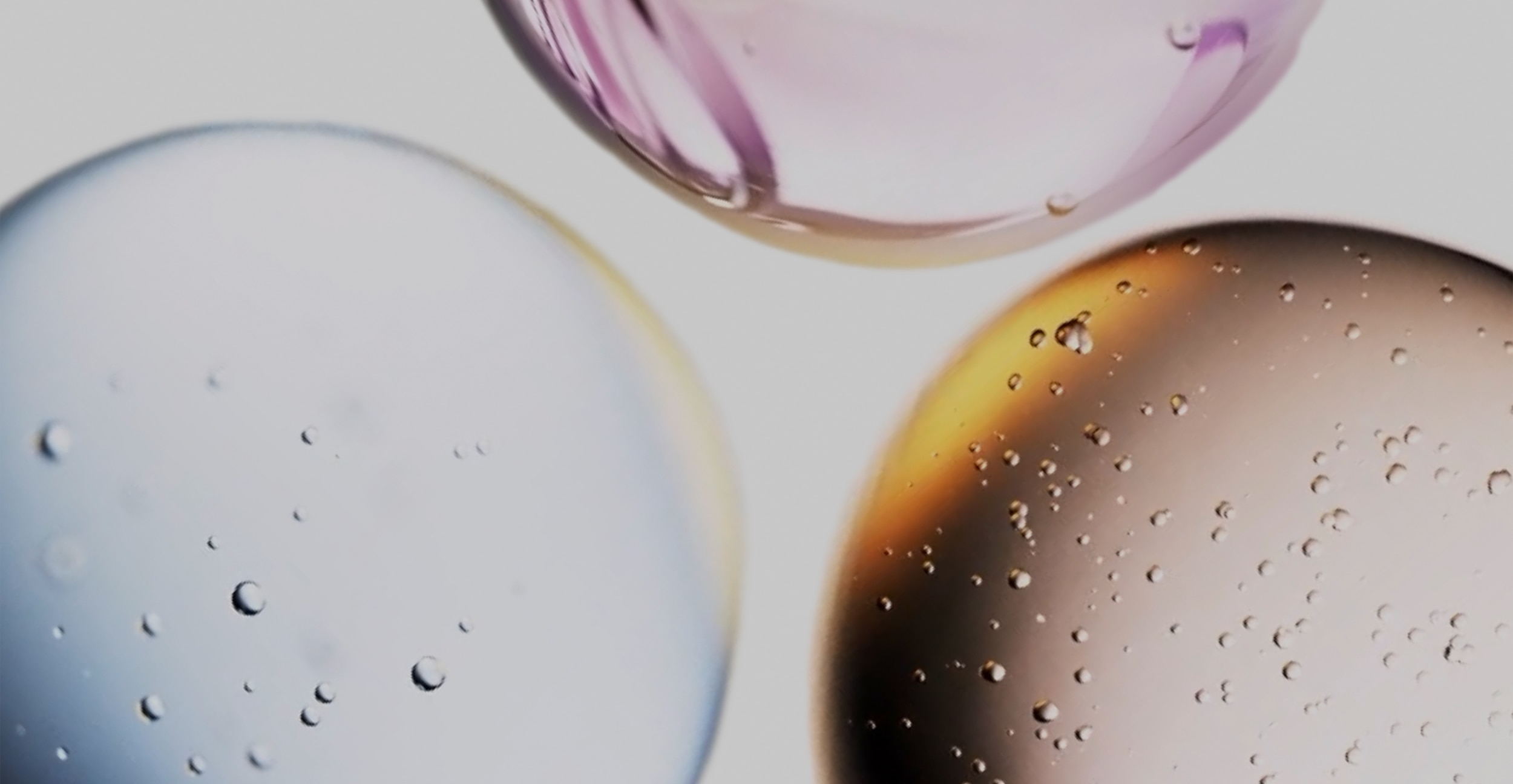 Multi-coloured texture bubbles 