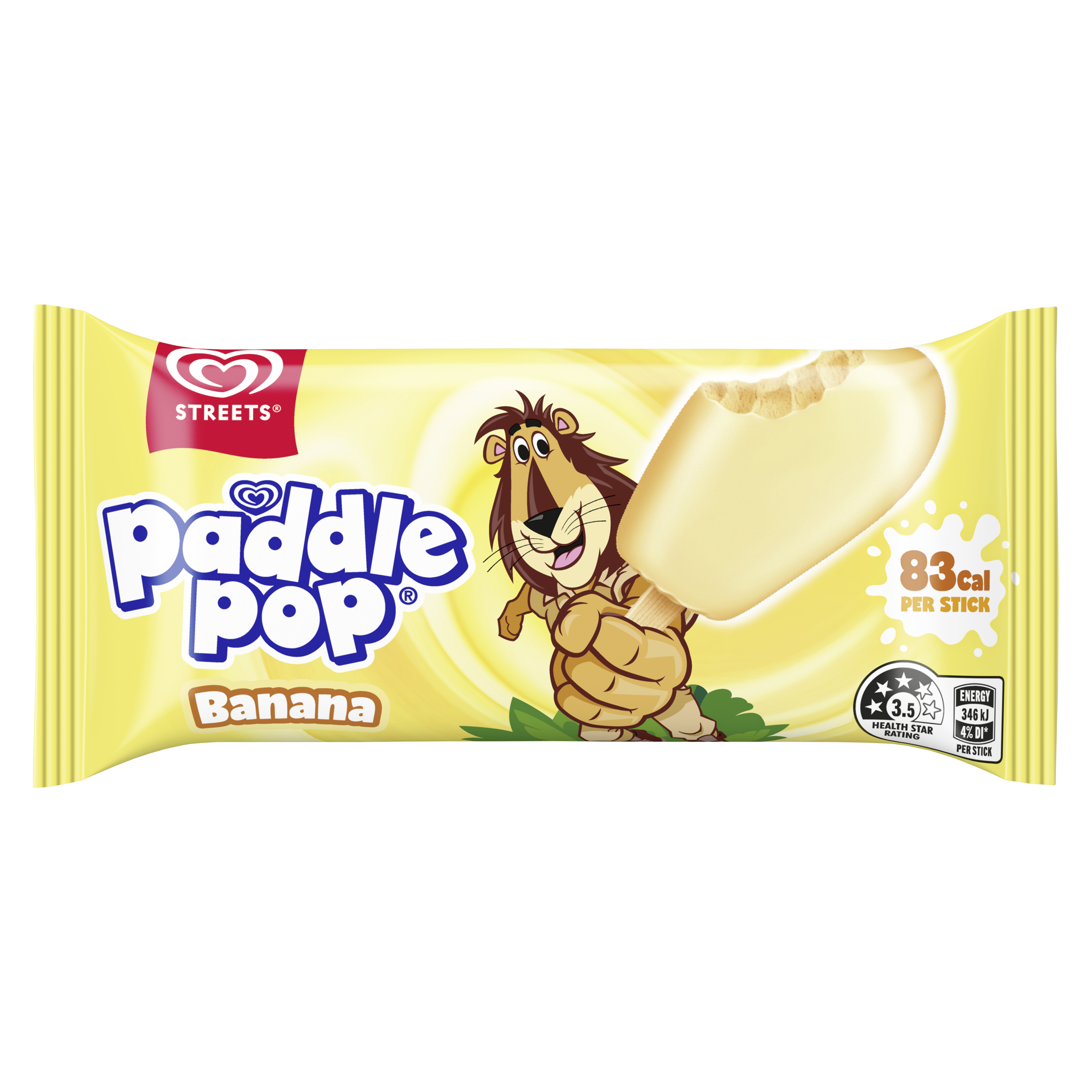 Paddle Pop Banana packshot