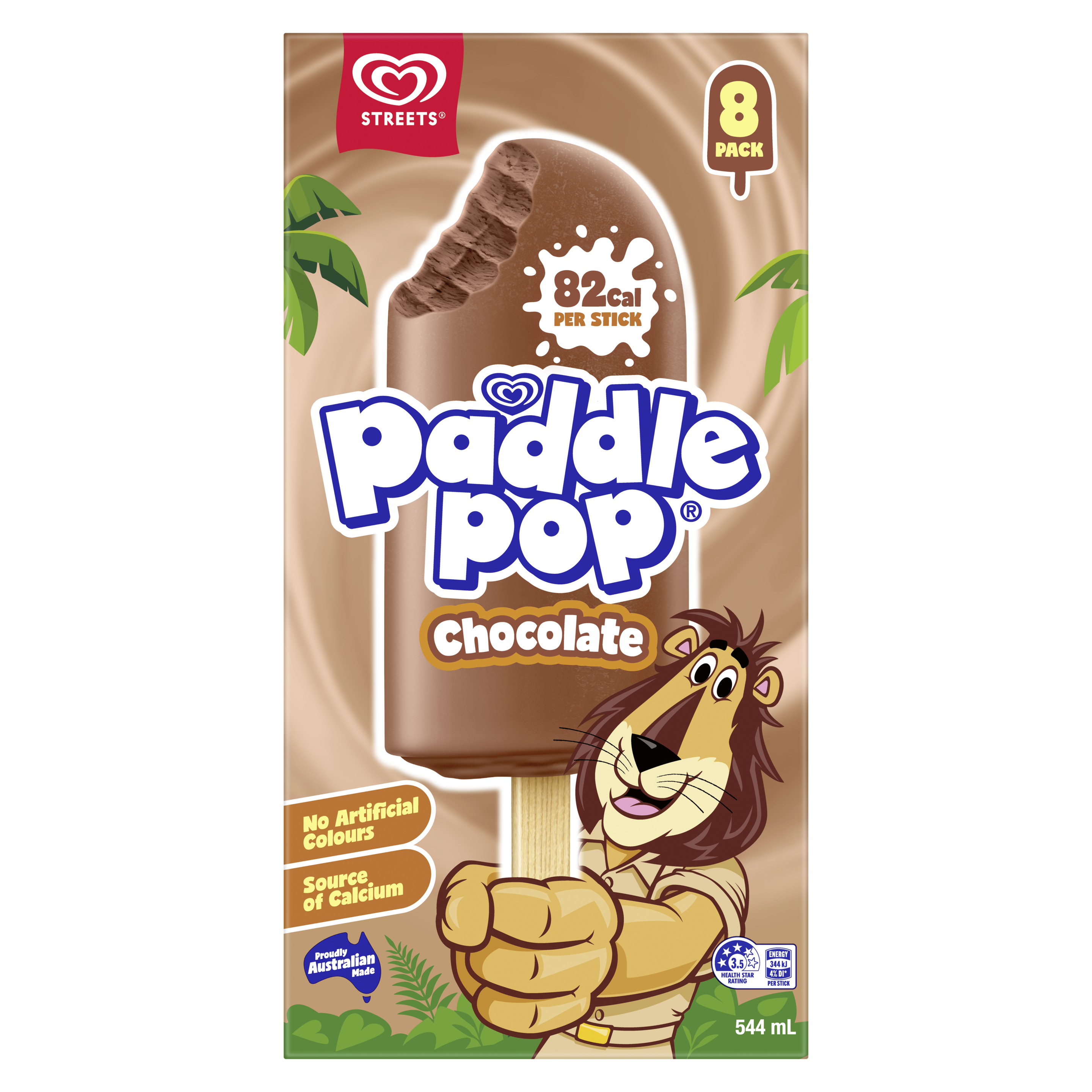 Paddle Pop Chocolate Multipack packshot