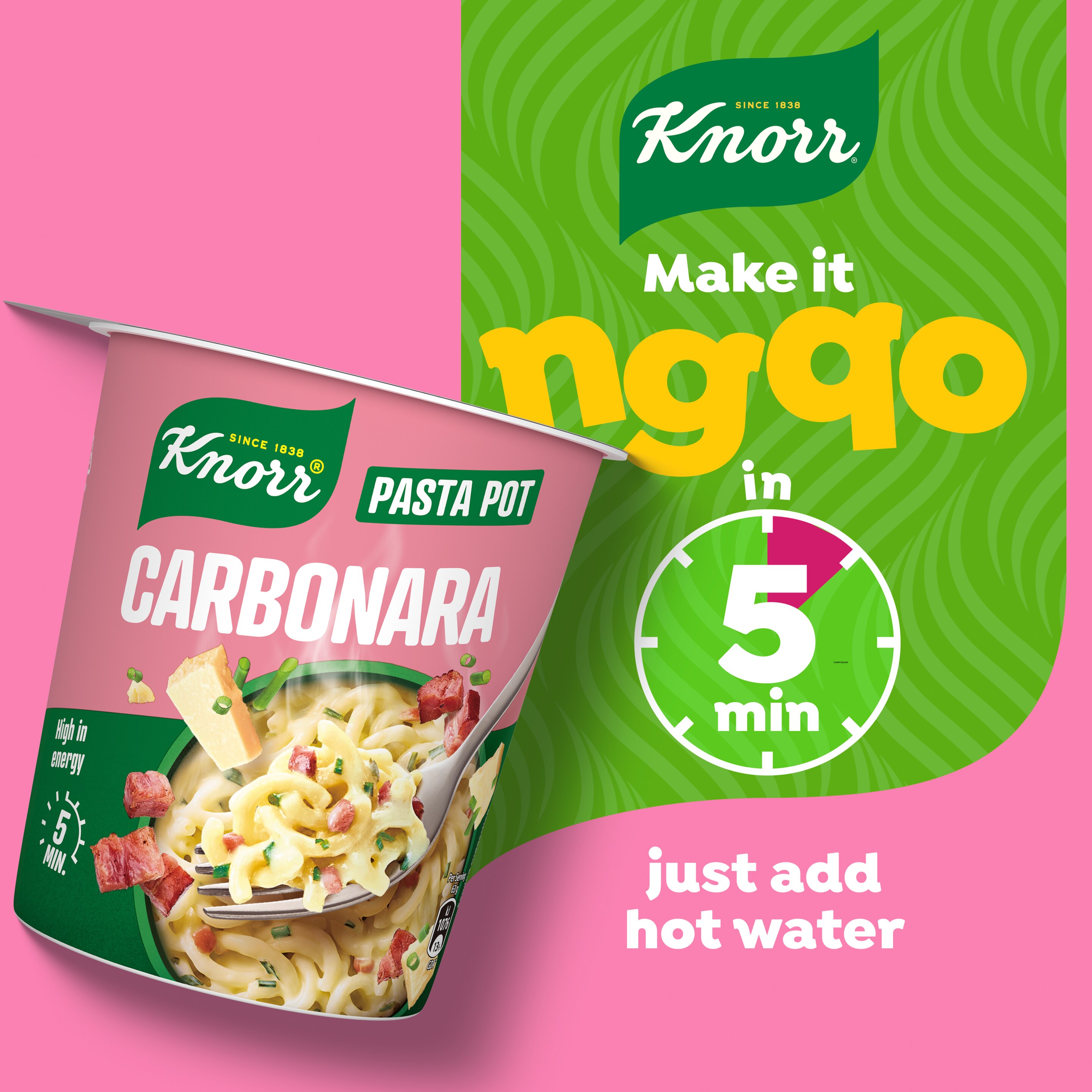 Knorr Carbonara Pasta Pot 63g