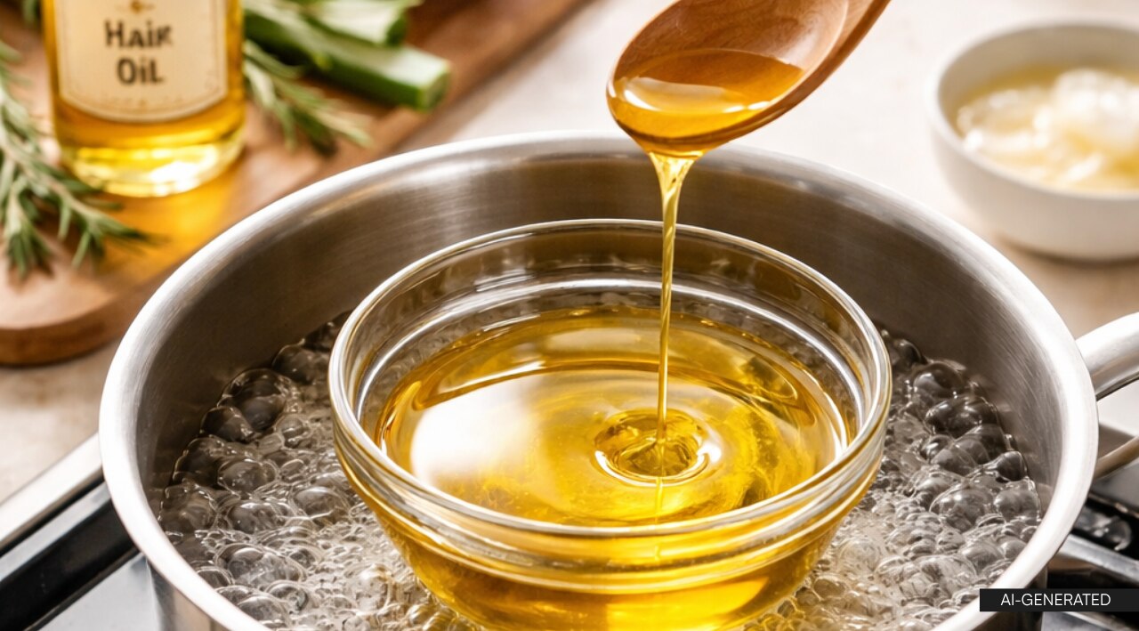 2. Step 2 -  Warm the Oil