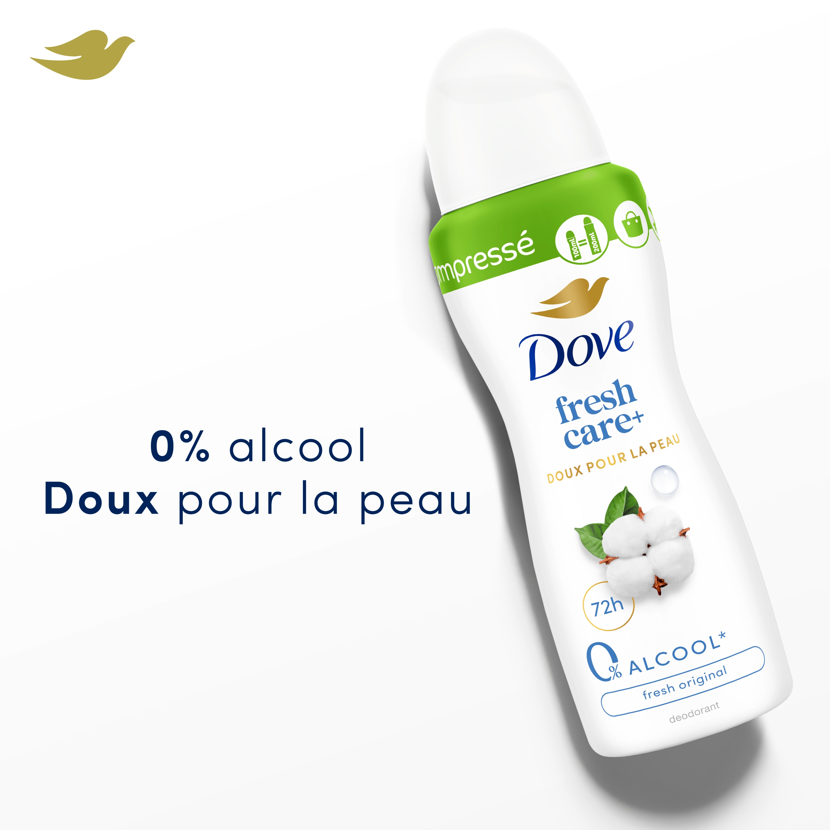Dove 0% Fresh Care + Invisible Care spray 200ml