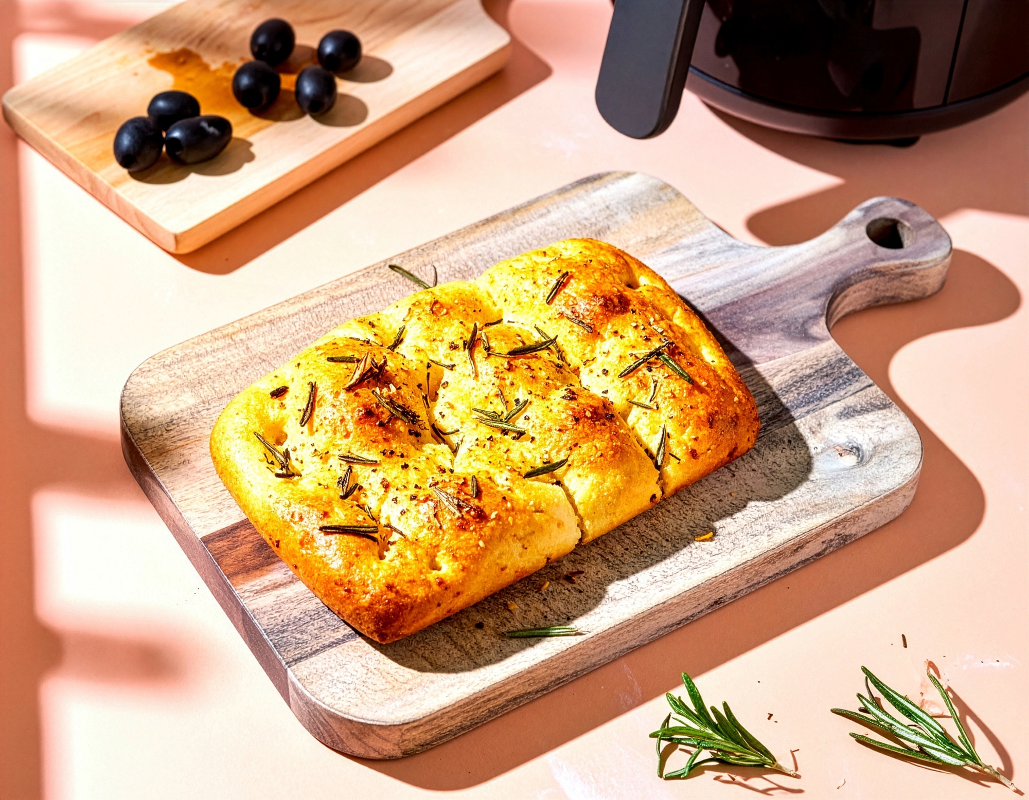Focaccia im Air Fryer 35 Min  recipe