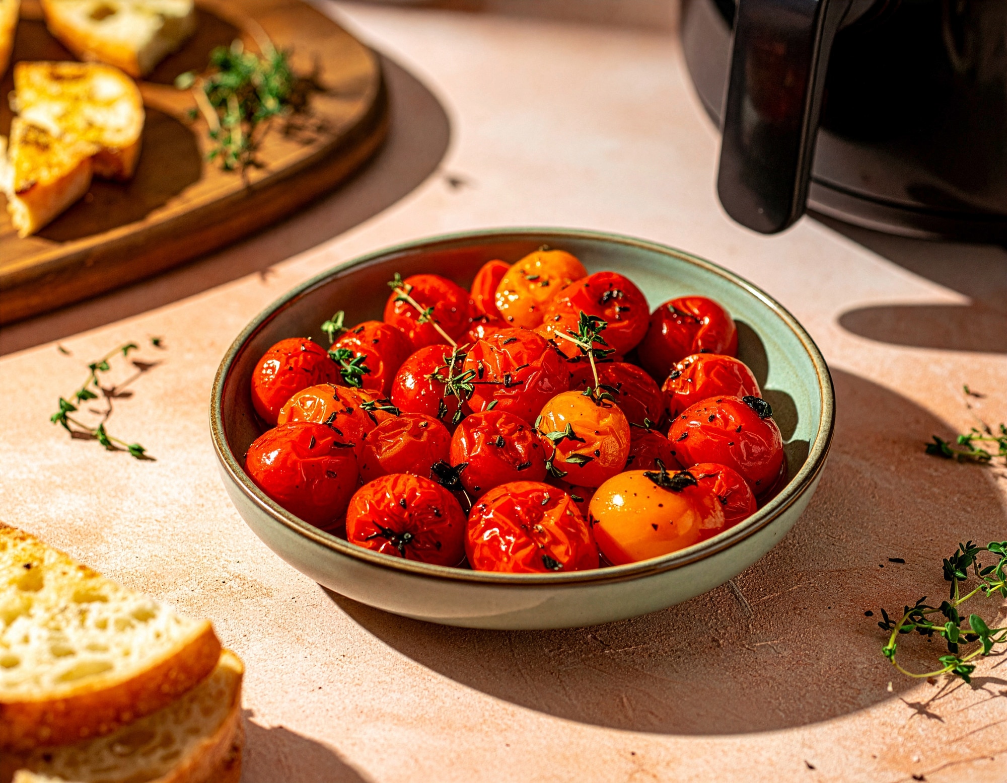 Geschmolzene Tomaten im Air Fryer 12 Min  recipe