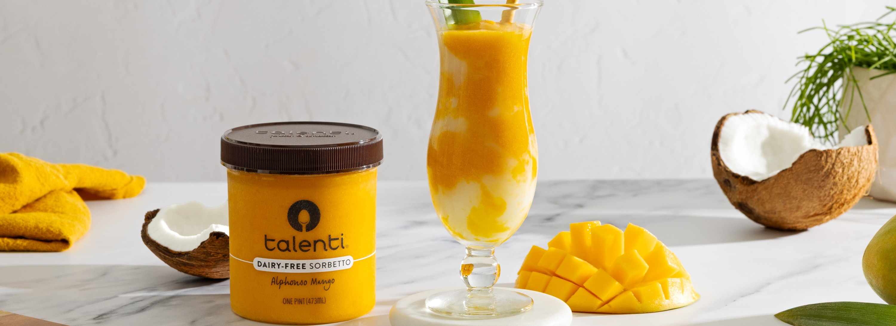 Coconut Rum Sorbetto Colada