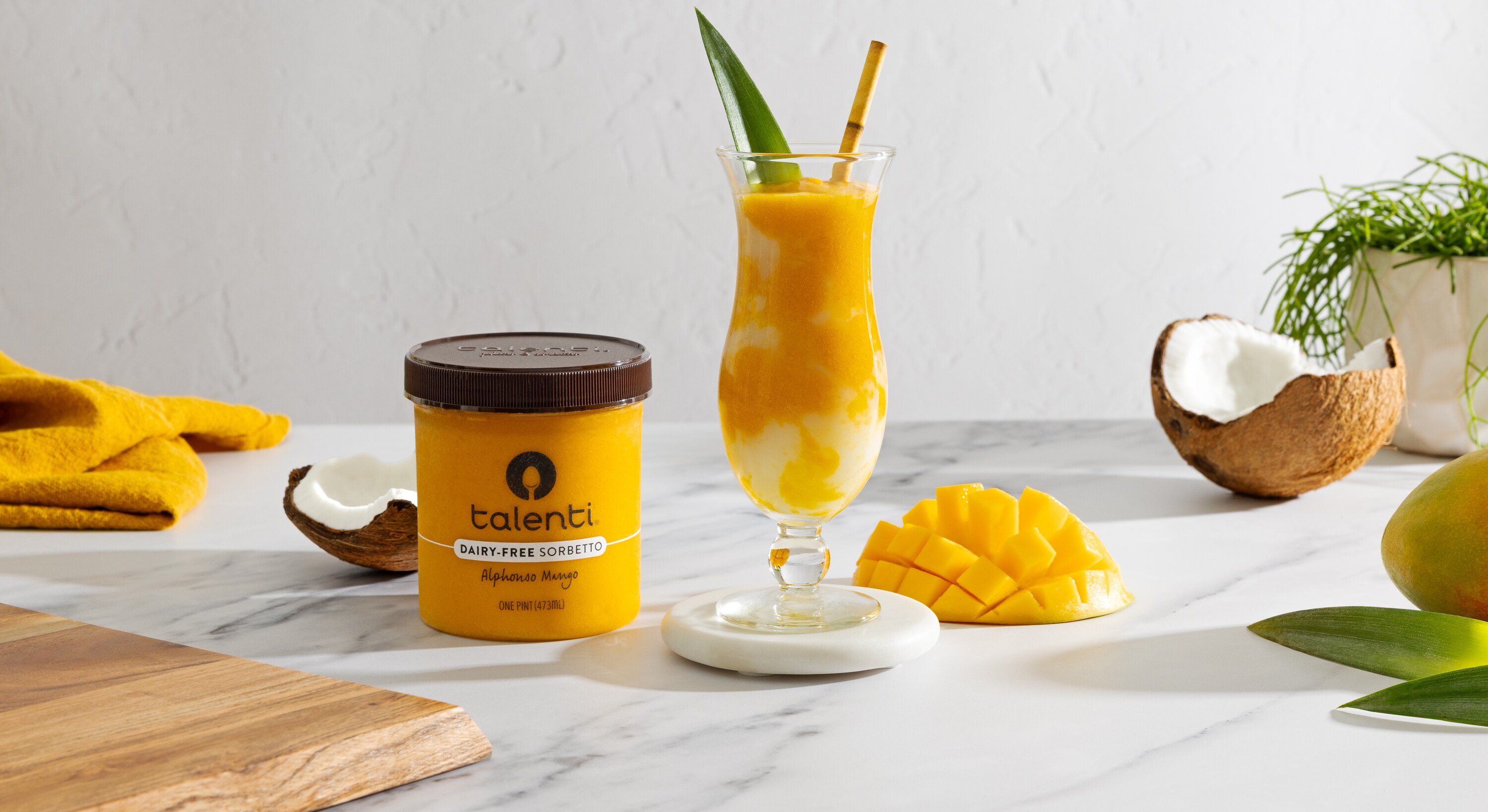 Coconut Rum Sorbetto Colada