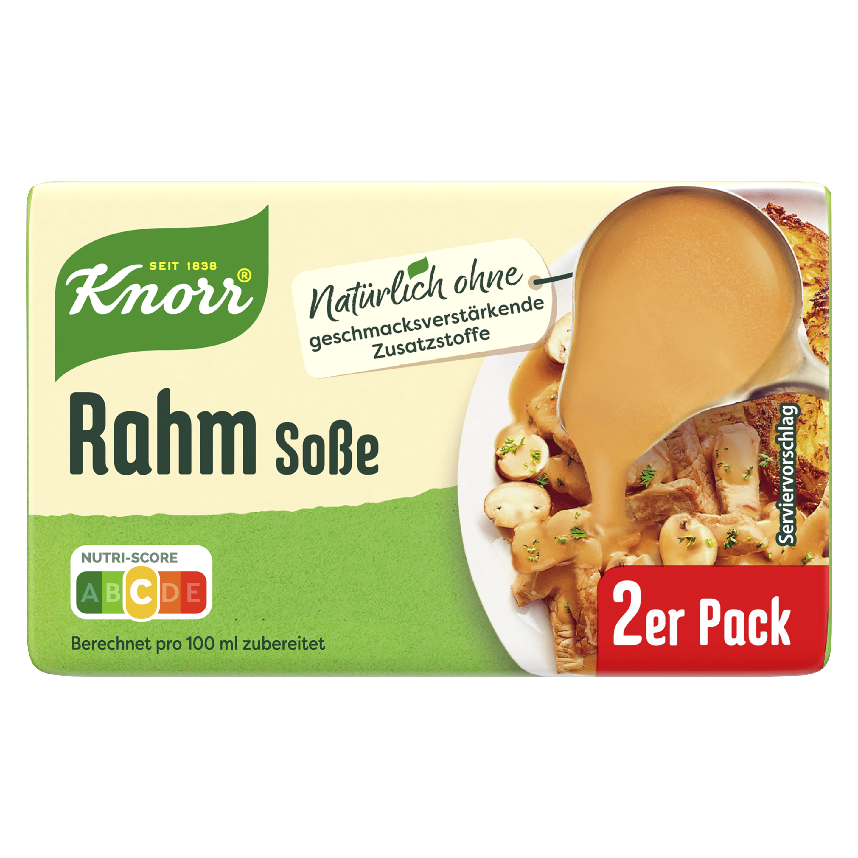 Knorr Rahm Soße ergibt 2 x 250 ml packshot