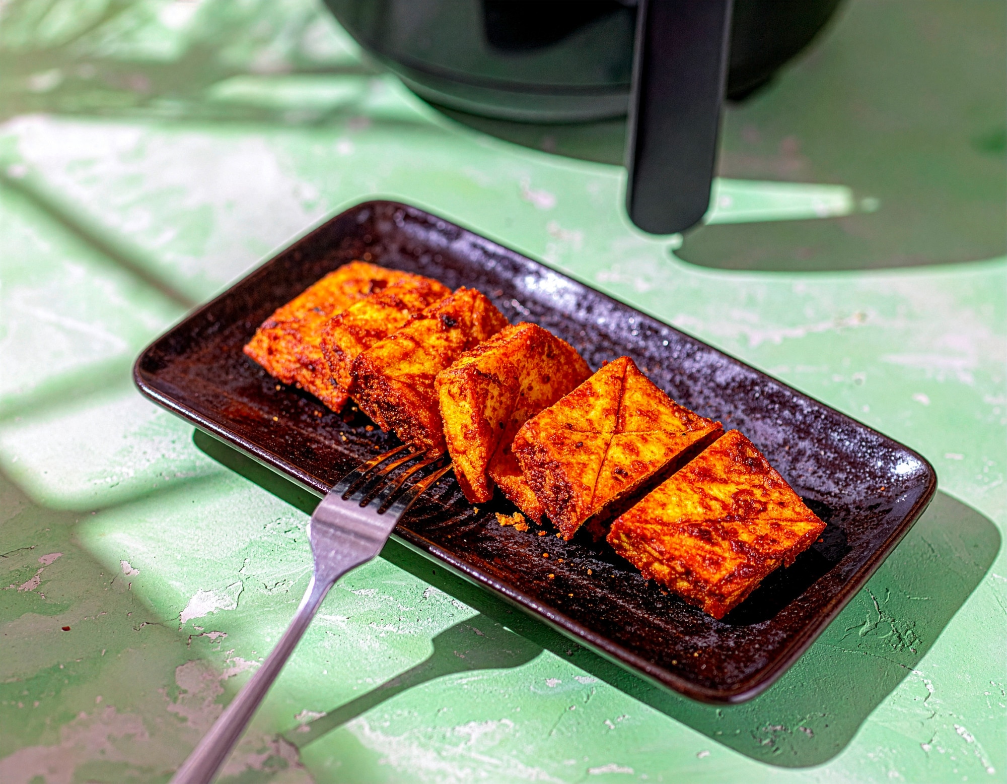 Tofu Steaks im Air Fryer 25 Min  recipe