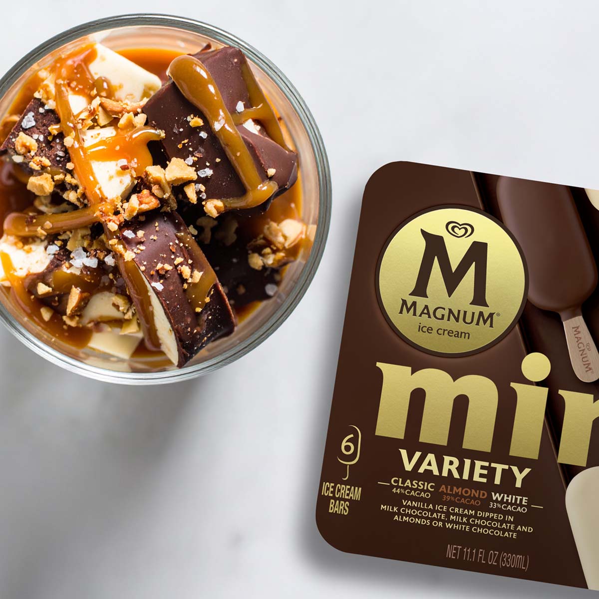 Chocolate Sea Salt Sundae Cups