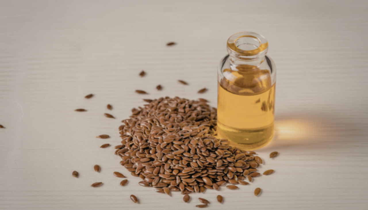 2. Flaxseed Oil Massage