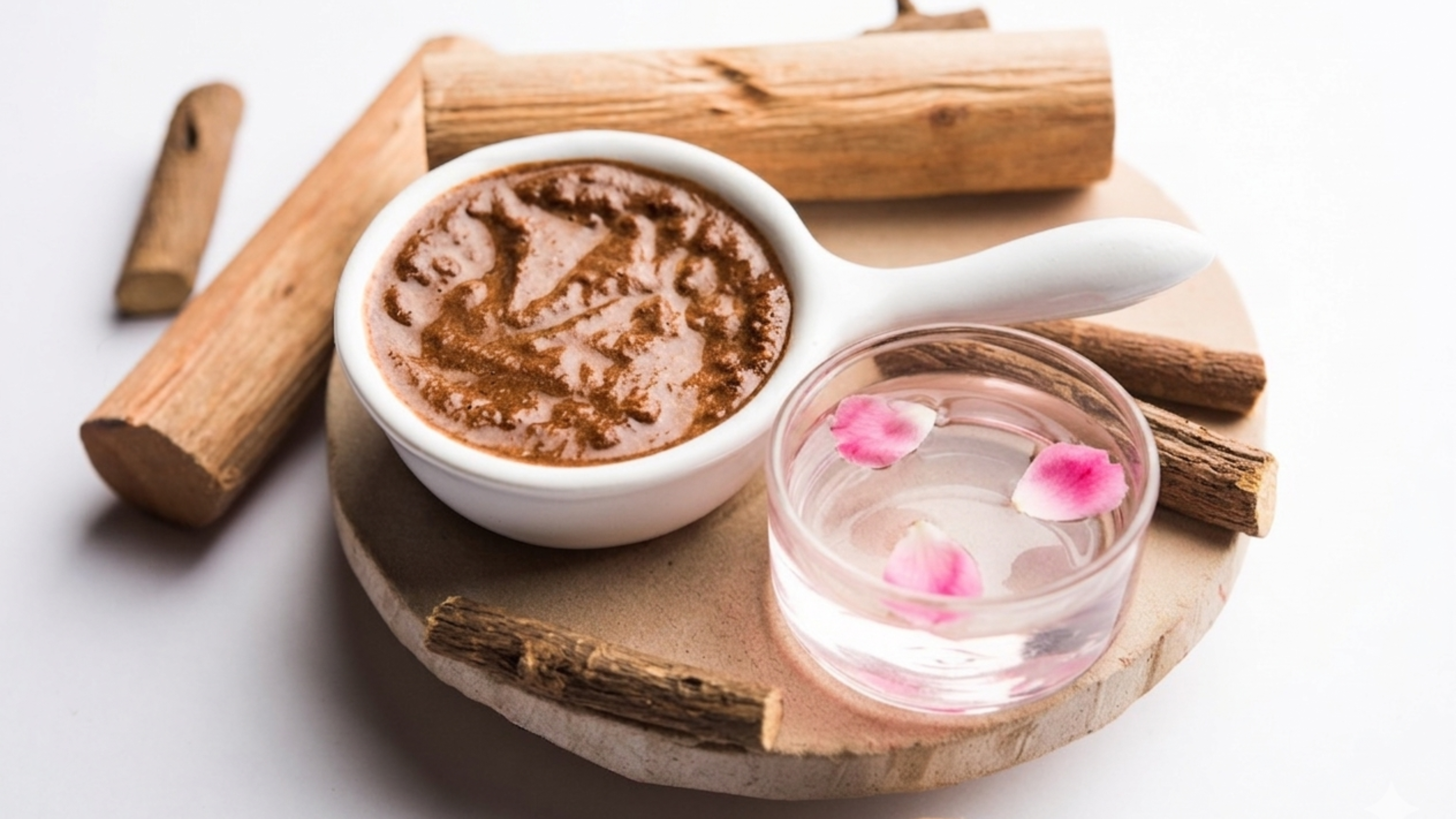 10. Sandalwood & Rose Water Pack