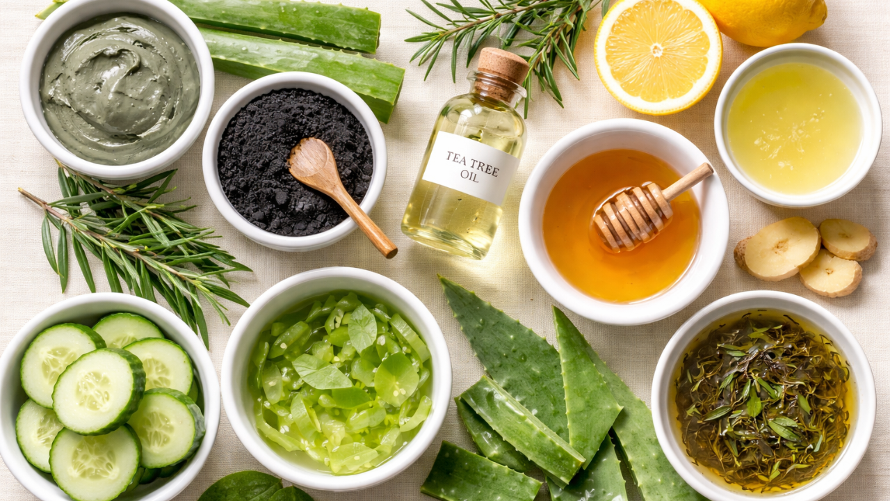 Best Ingredients for Oily Skin Face Masks