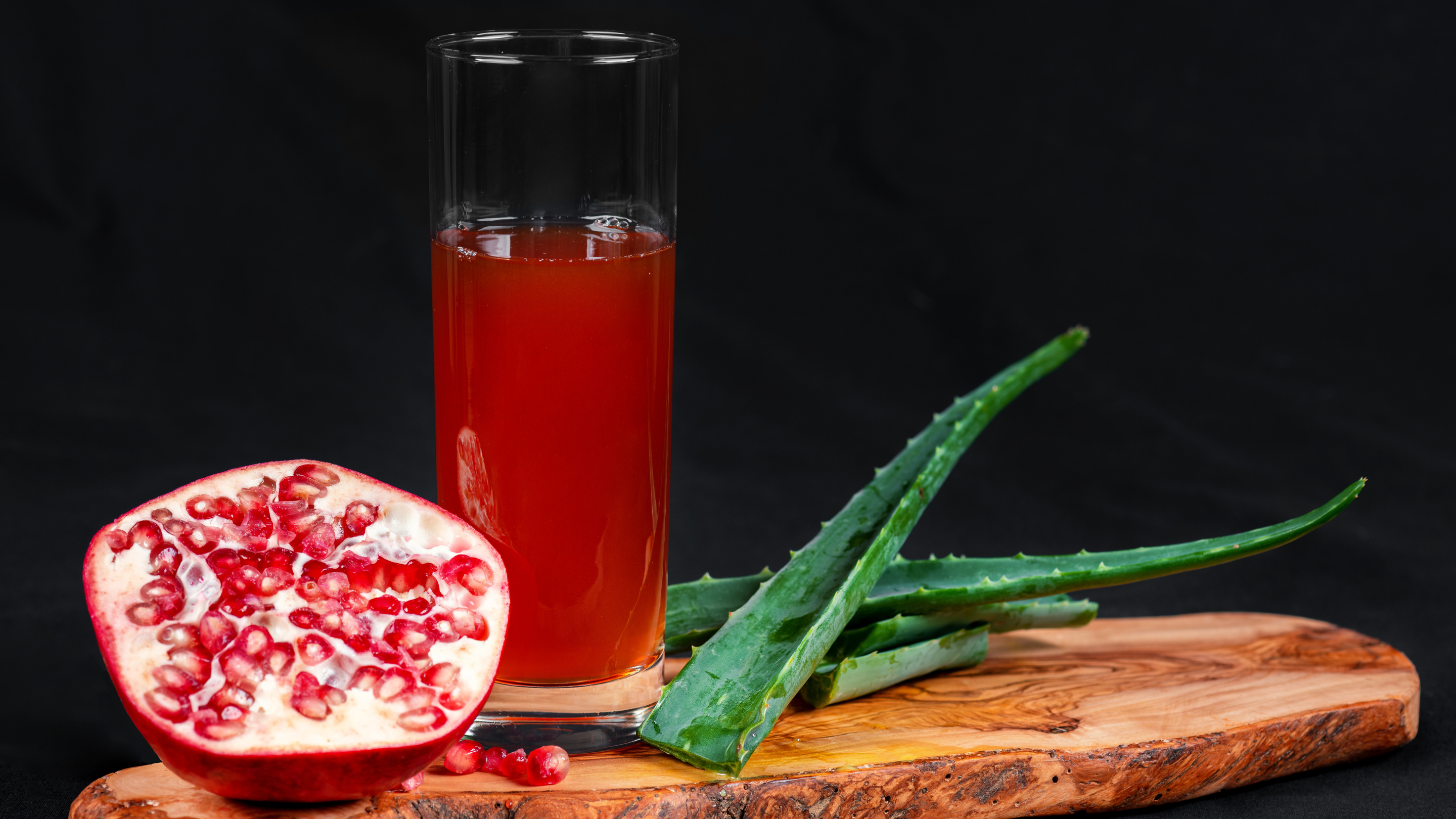 4. Pomegranate + Aloe Vera Mask