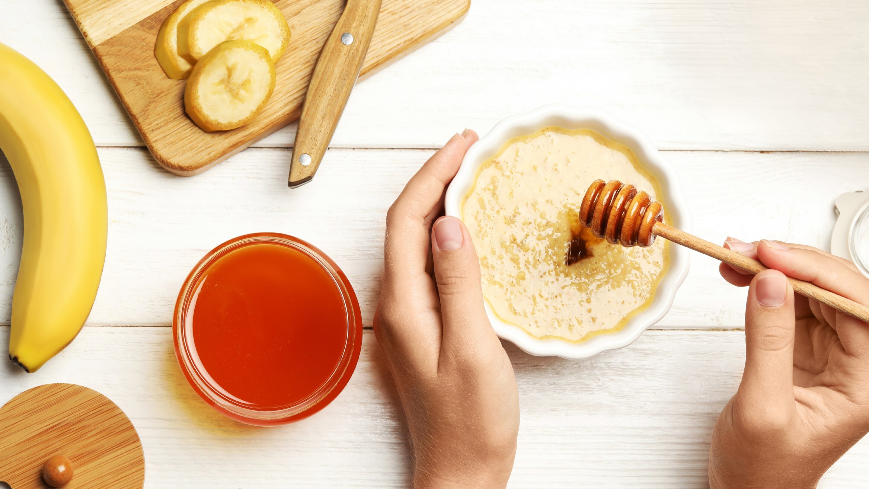 4. Honey + Banana Pack