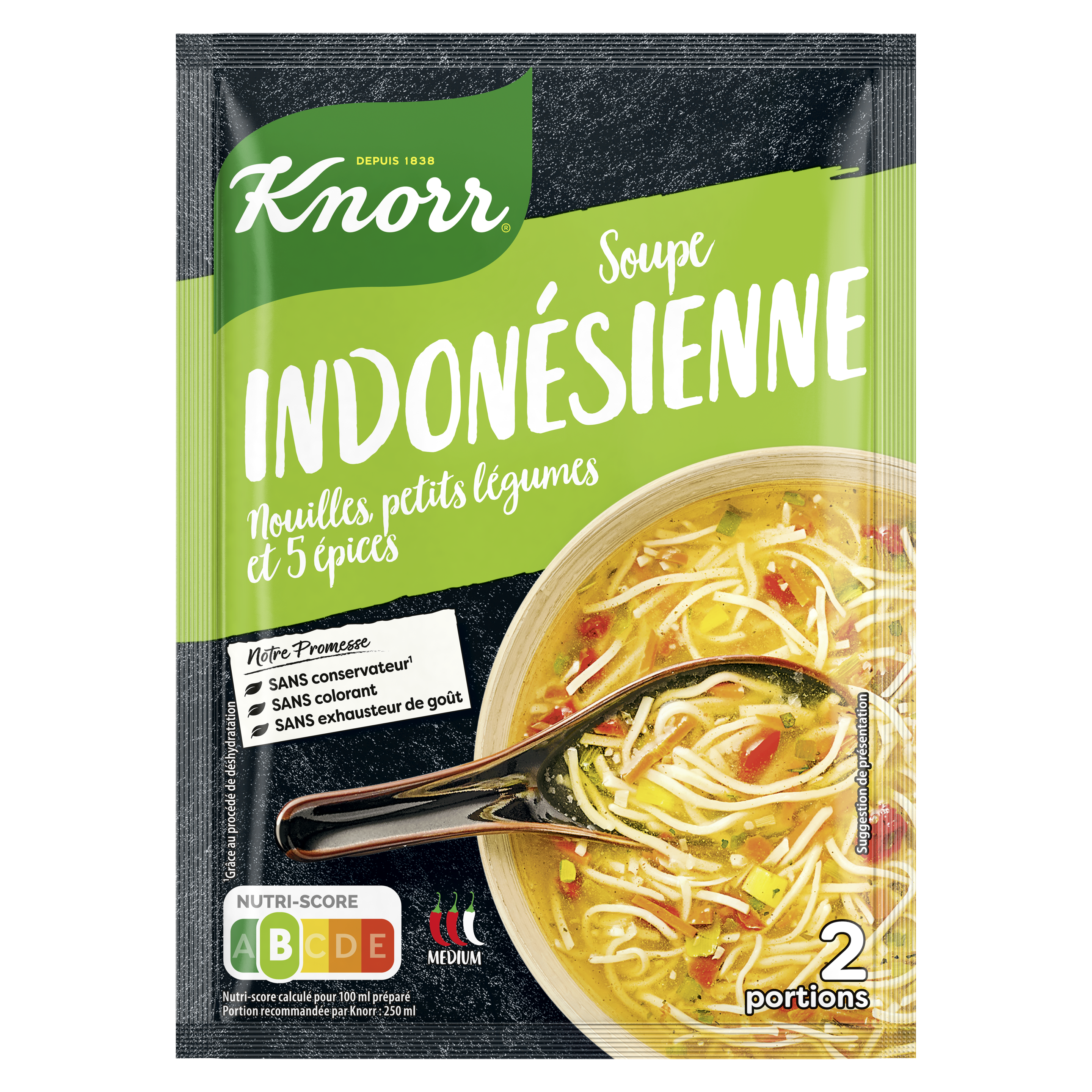 Soupe Indonésienne Nouilles, petits légumes et 5 épices packshot