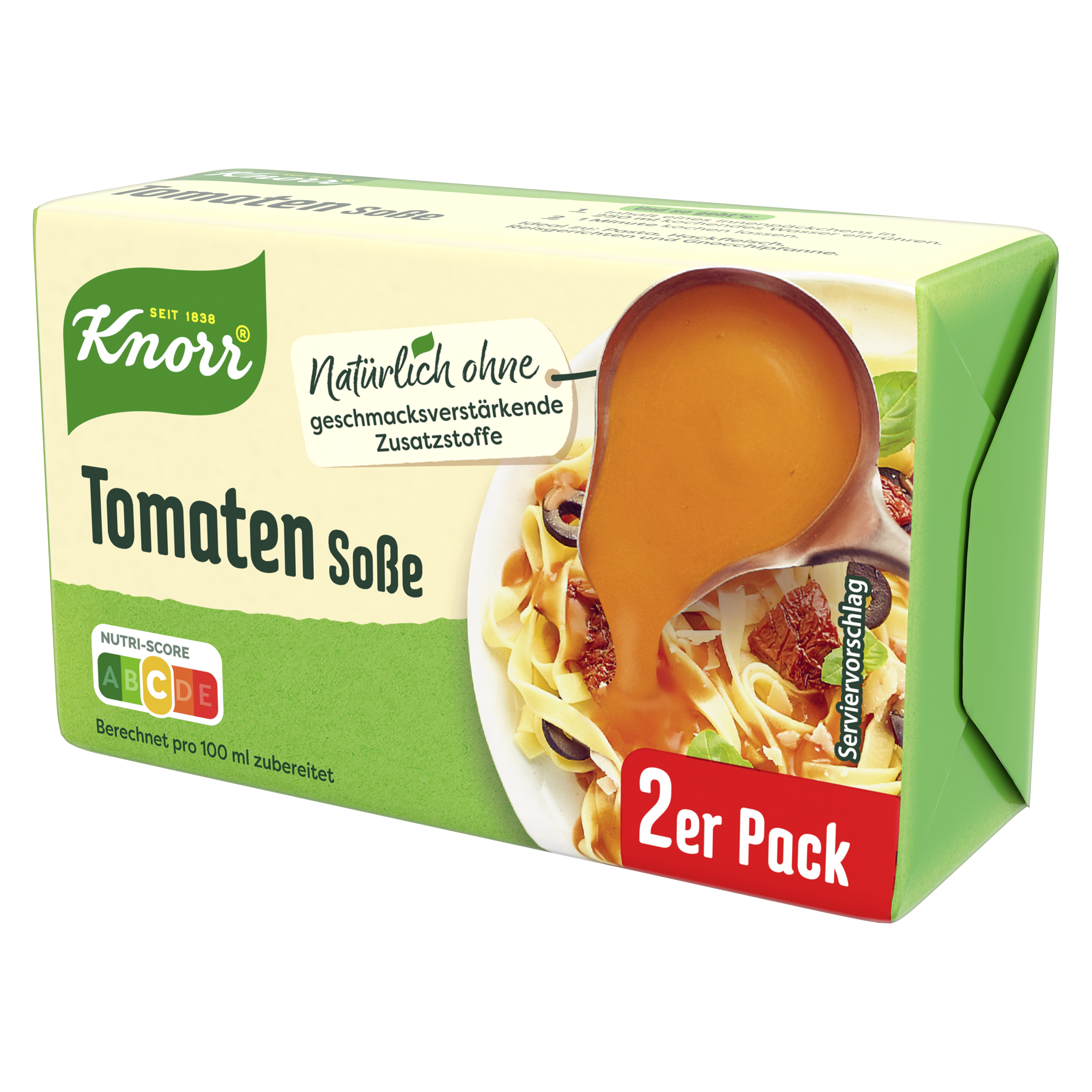 Knorr Tomaten Soße ergibt 2 x 250 ml