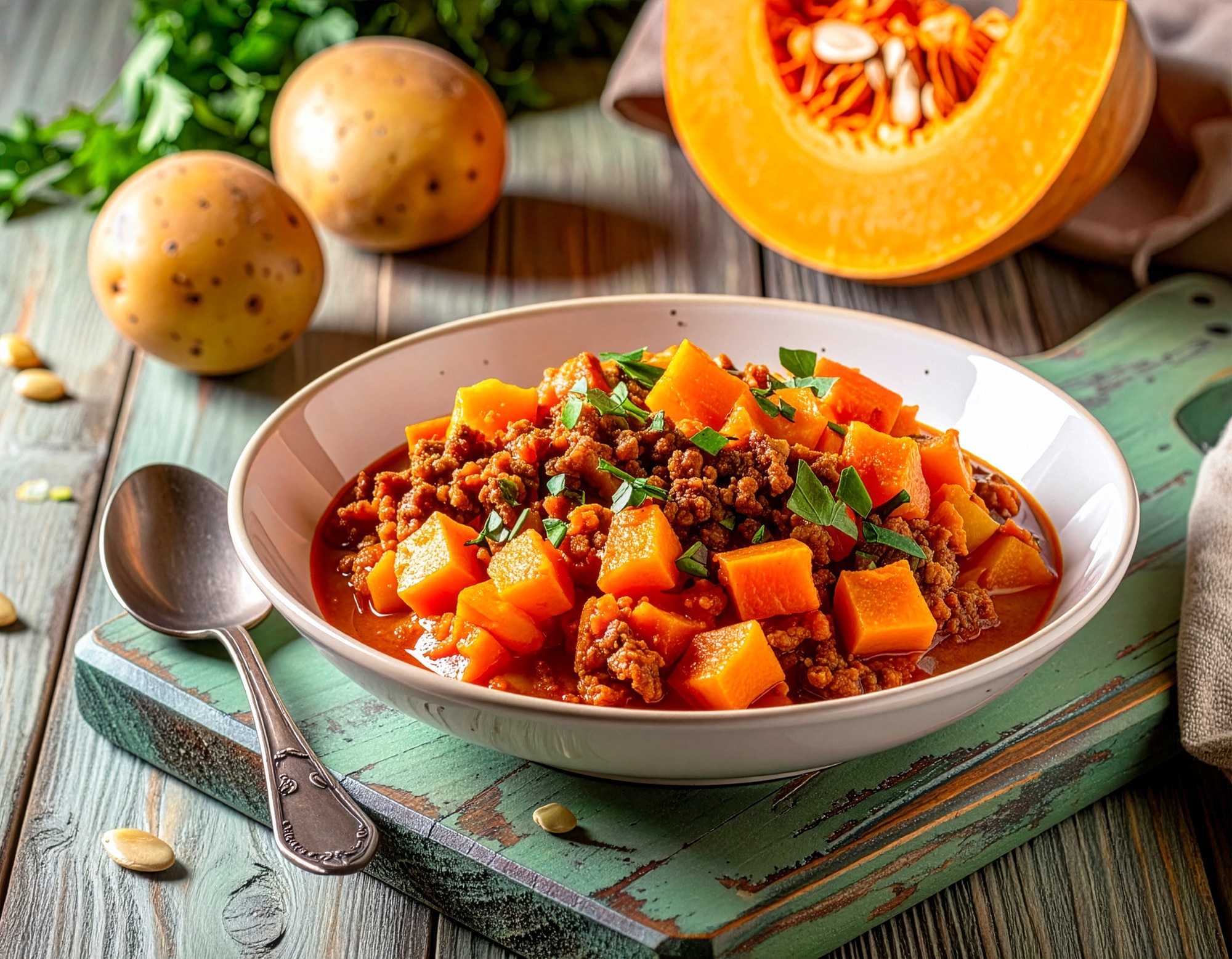 Chili con Carne mit Kürbis 35 Min  recipe