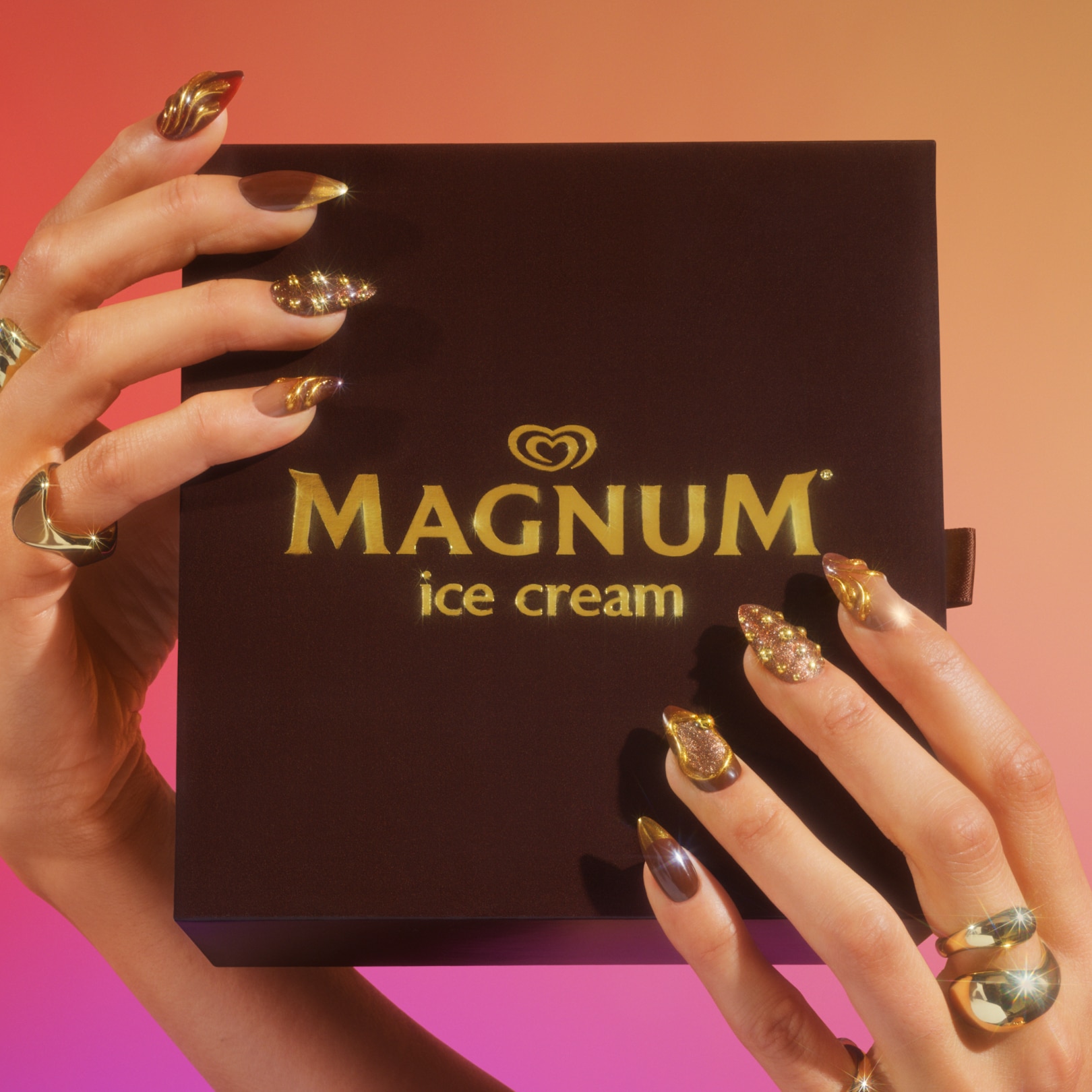 Magnum Ice Cream and Naomi Yasuda Nails