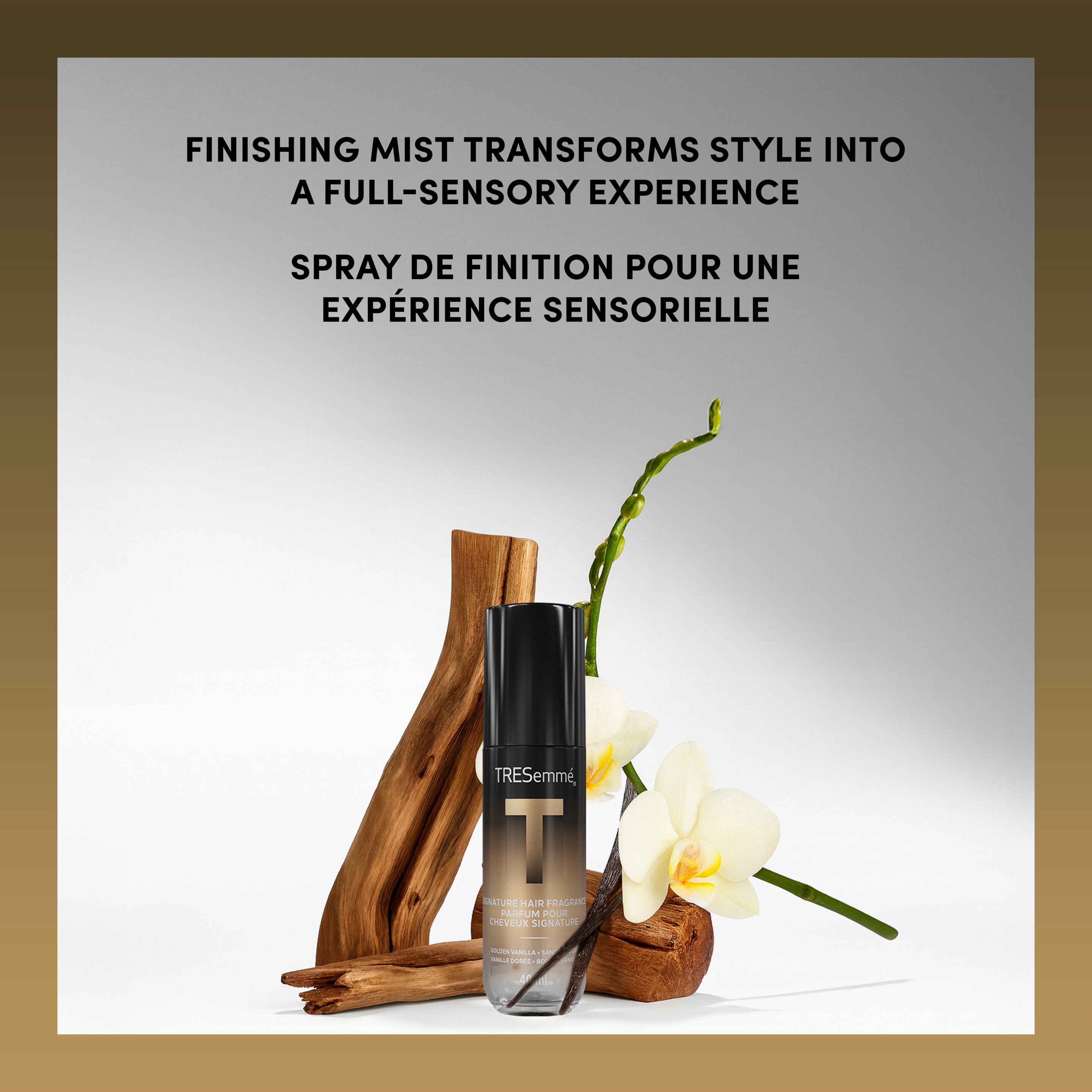TRESemmé A-LIST Collection Signature Hair Fragrance with Golden Vanilla & Sandalwood, Formulated Without Phthalates, Parabens + Synthetic Dyes, Developed & Safe for All Hair Types