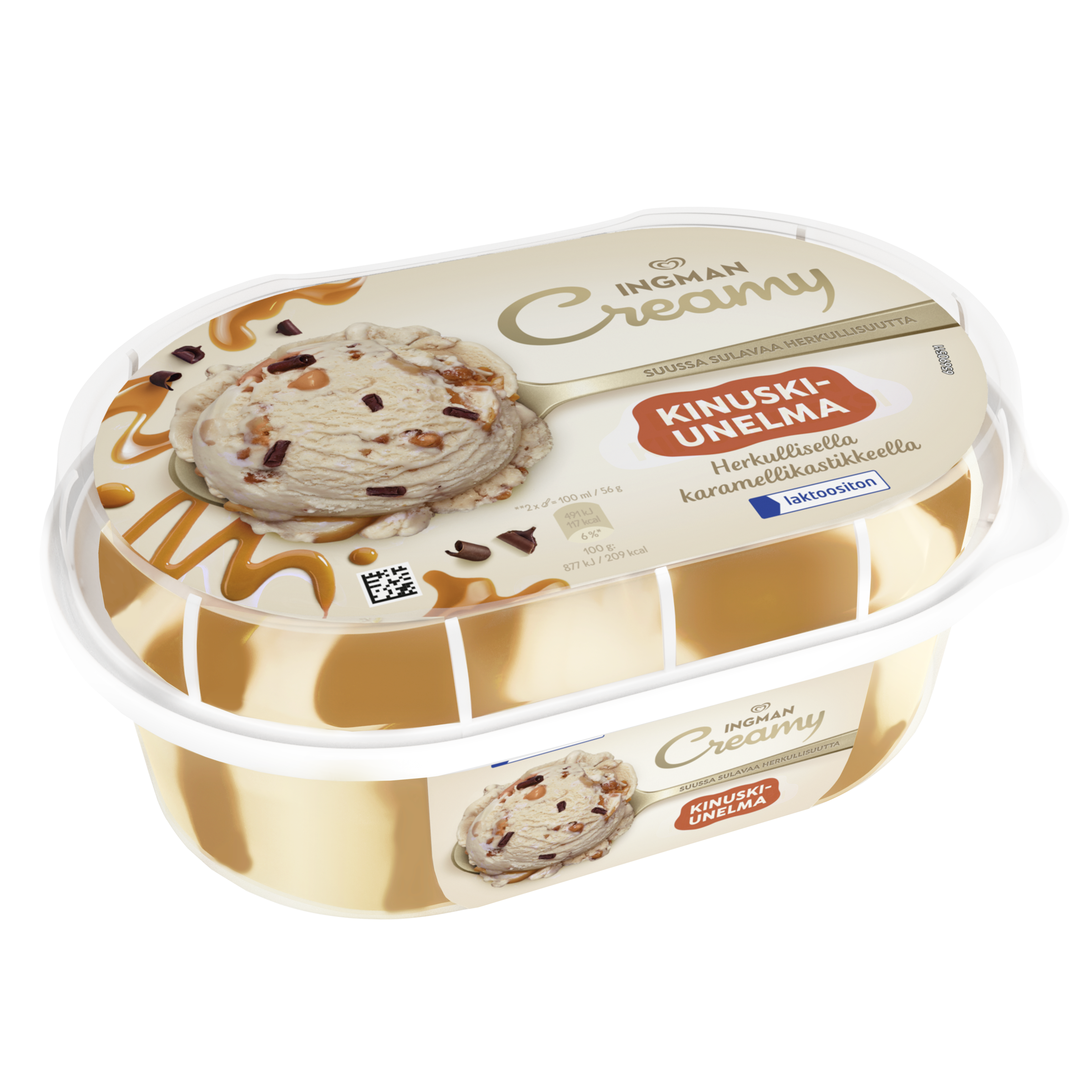 Ingman Creamy Laktoositon Kinuski-Unelma packshot