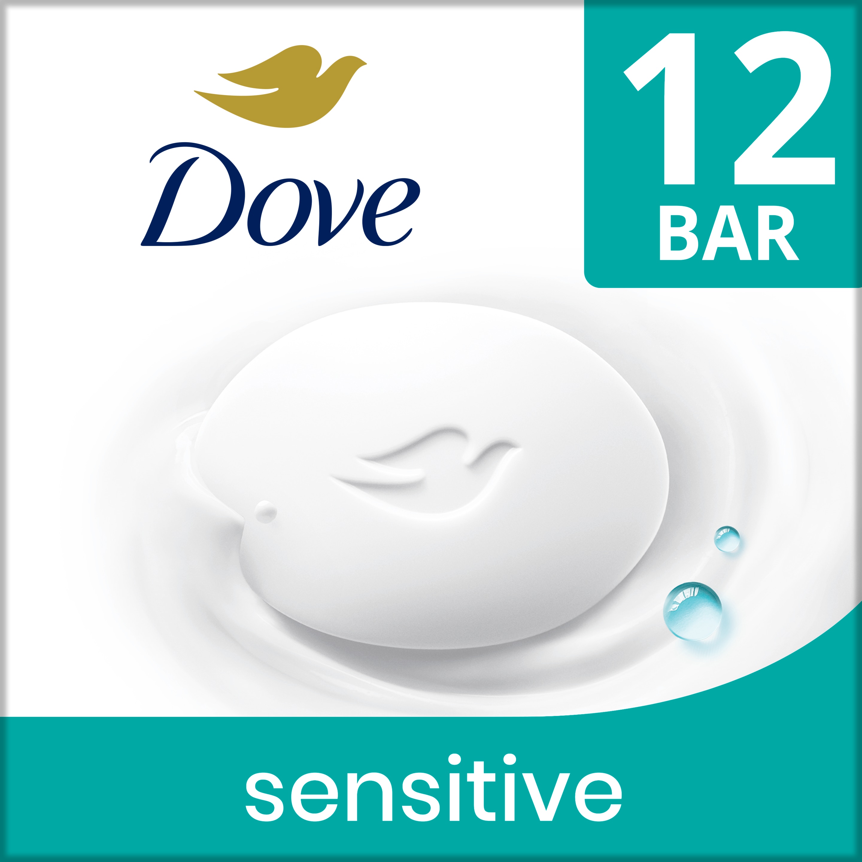 Dove Sensitive Skin Beauty Bar 3.75 oz 12pk