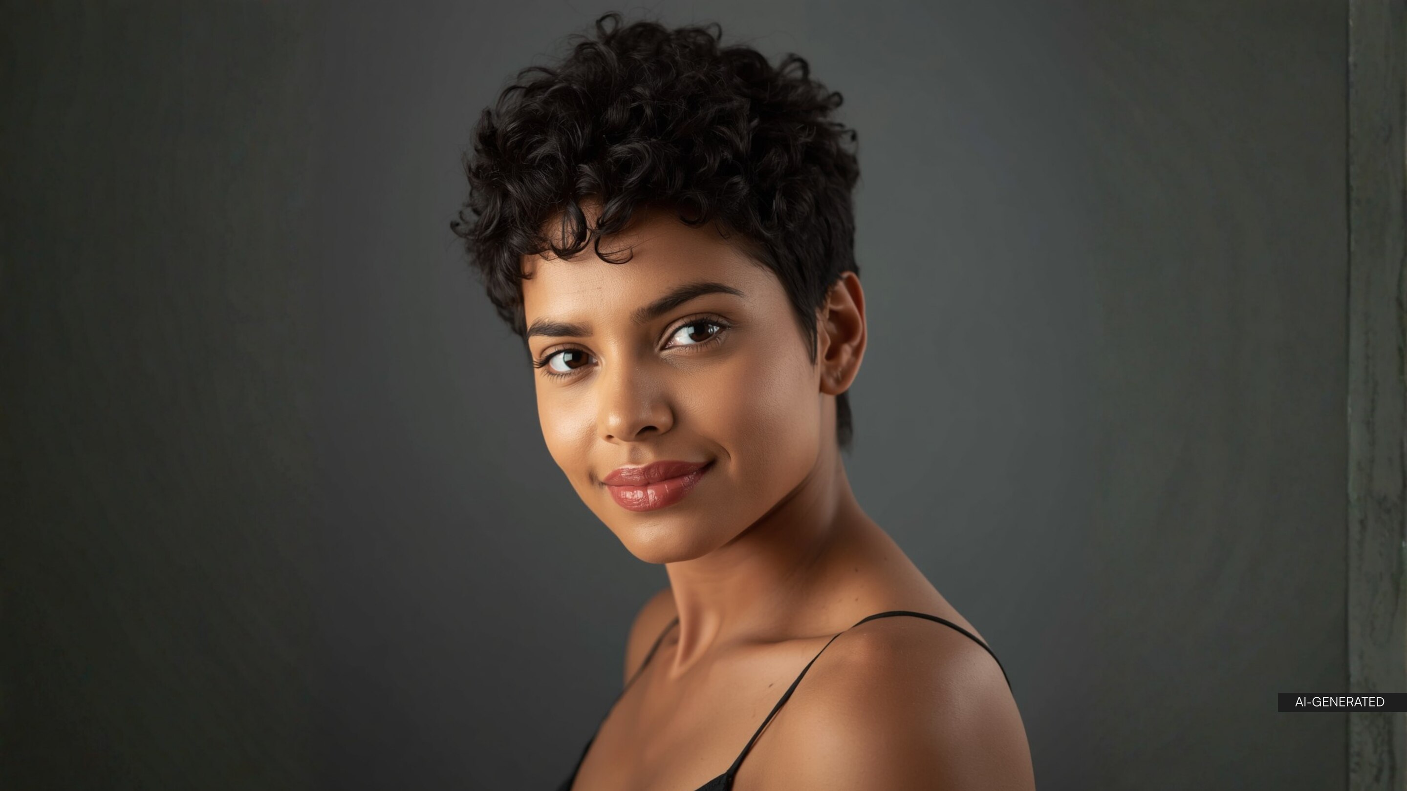 6. Curly Pixie Cut