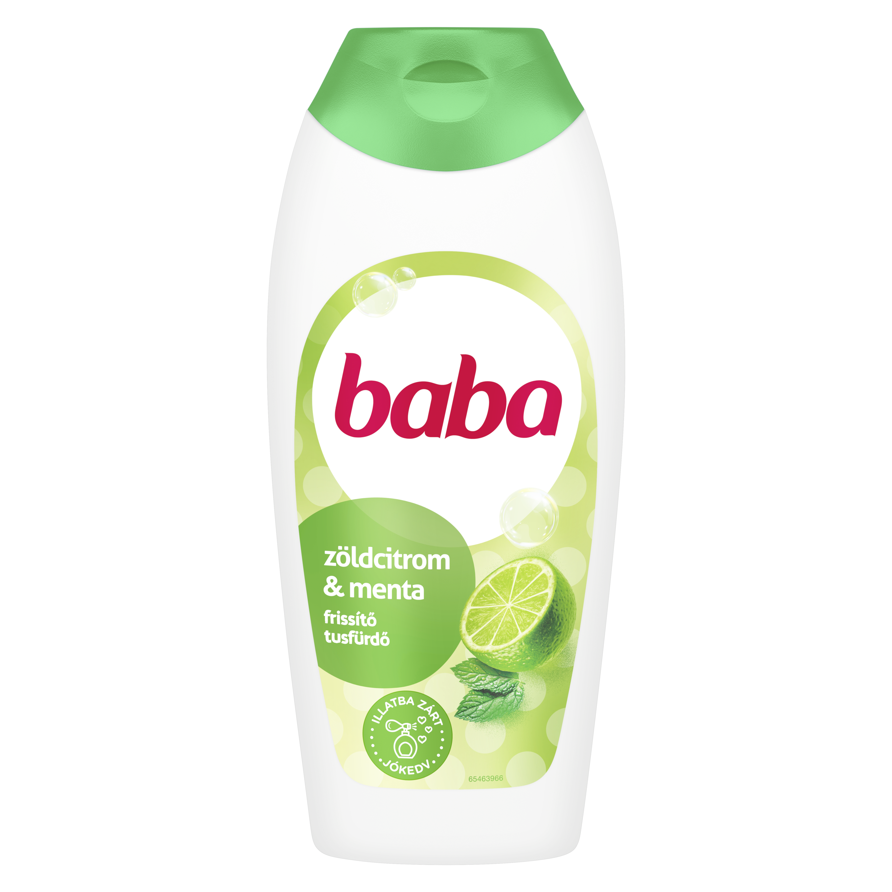 Baba tusfürdő zöldcitrom és menta 400 ml