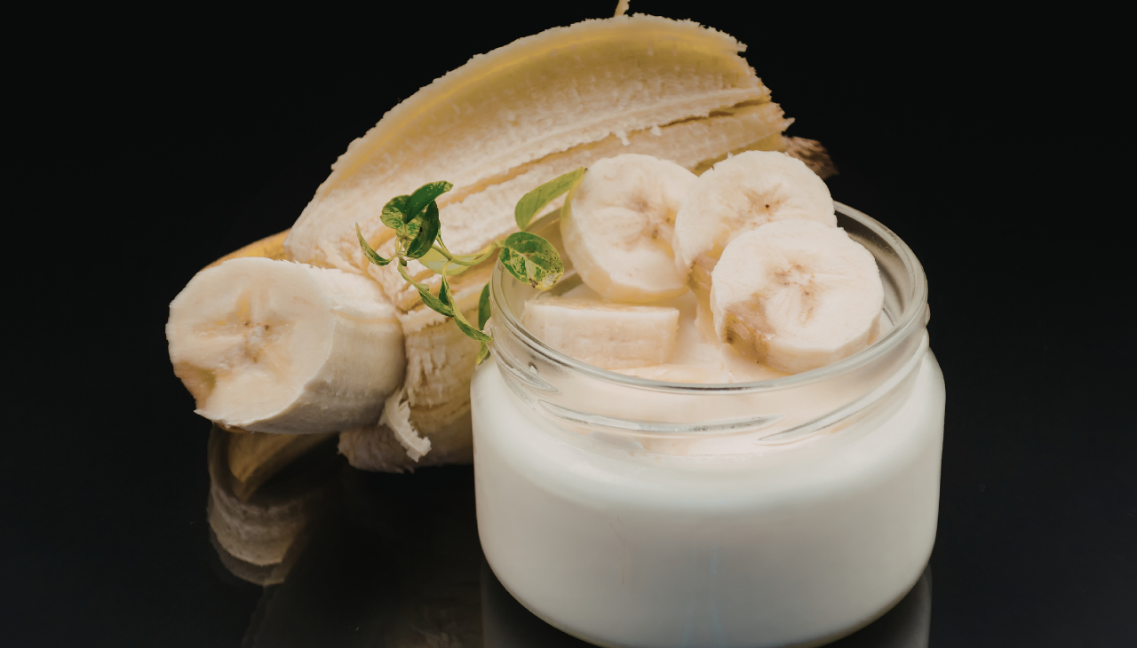 2. Banana & Yogurt Mask