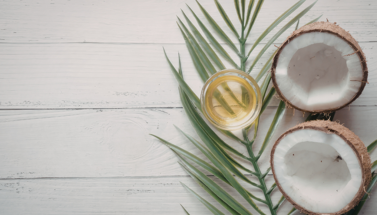1. Coconut Oil & Honey Mask
