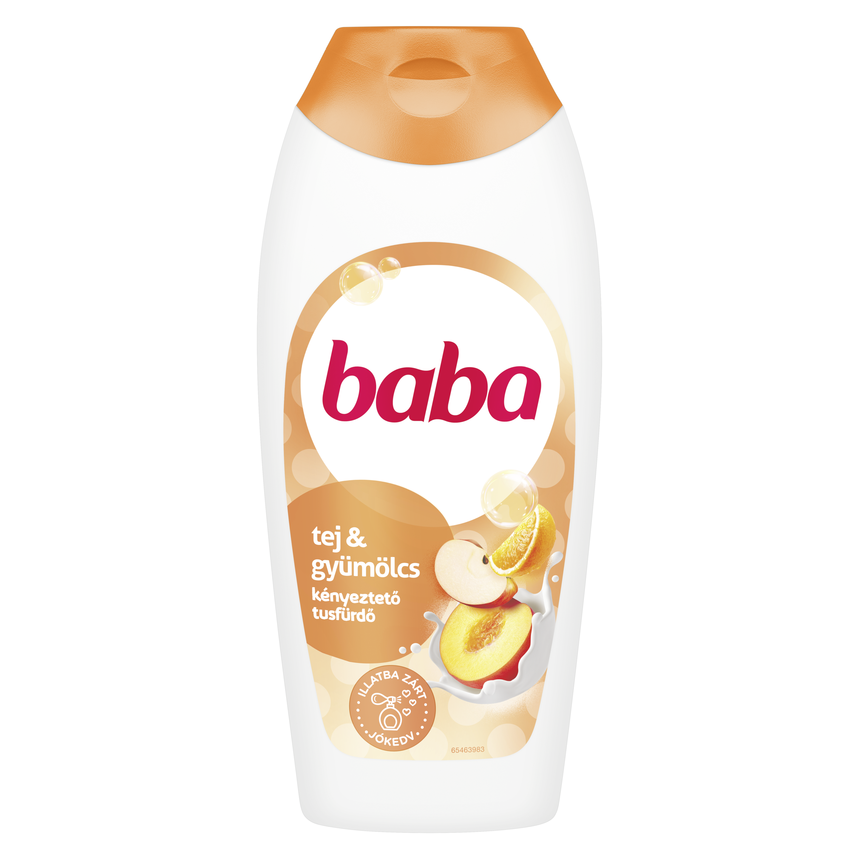 Baba tusfürdő tej és gyümölcs 400ml packshot