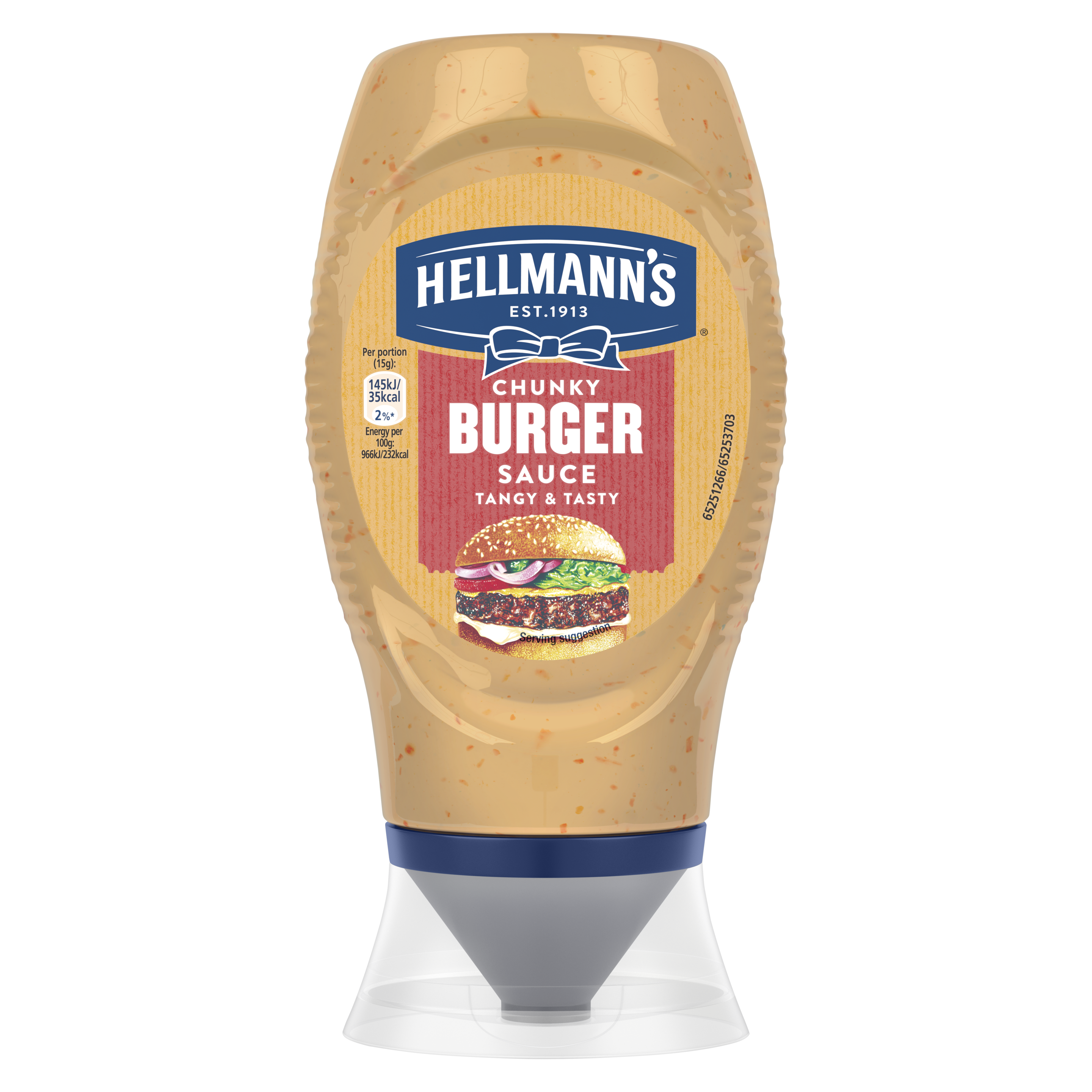 Hellmann's Sauce Chunky Burger 250ml packshot