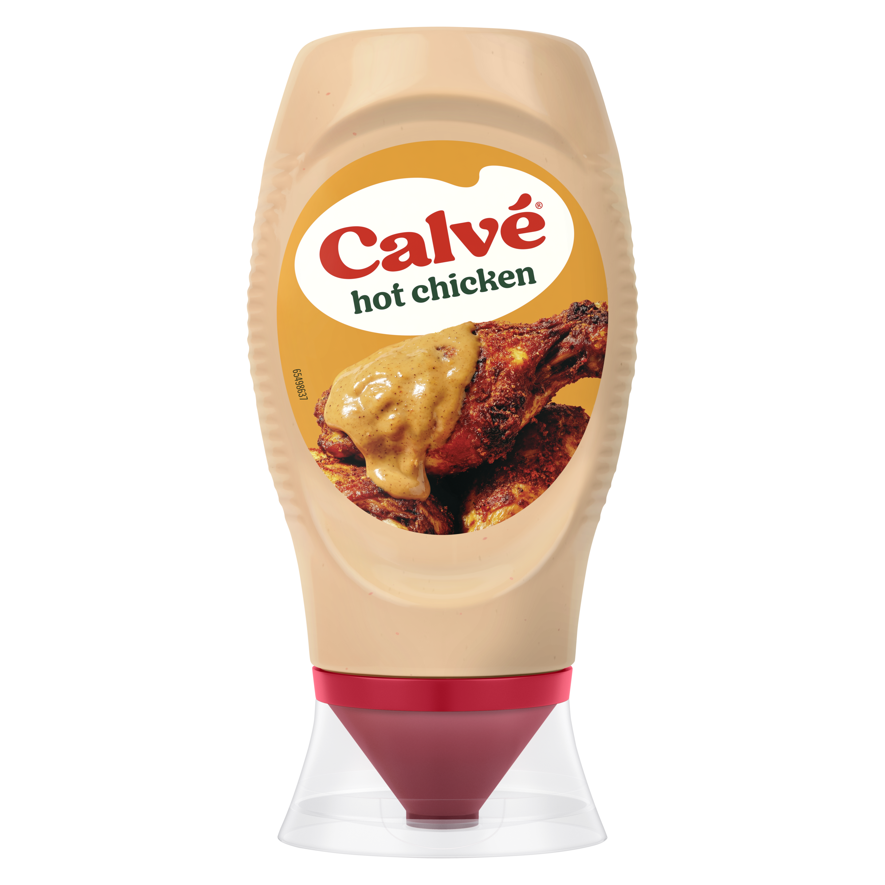 La Salsa Hot Chicken Calvé ha un sapore deciso per dare carattere alle tue ricette a base di pollo packshot