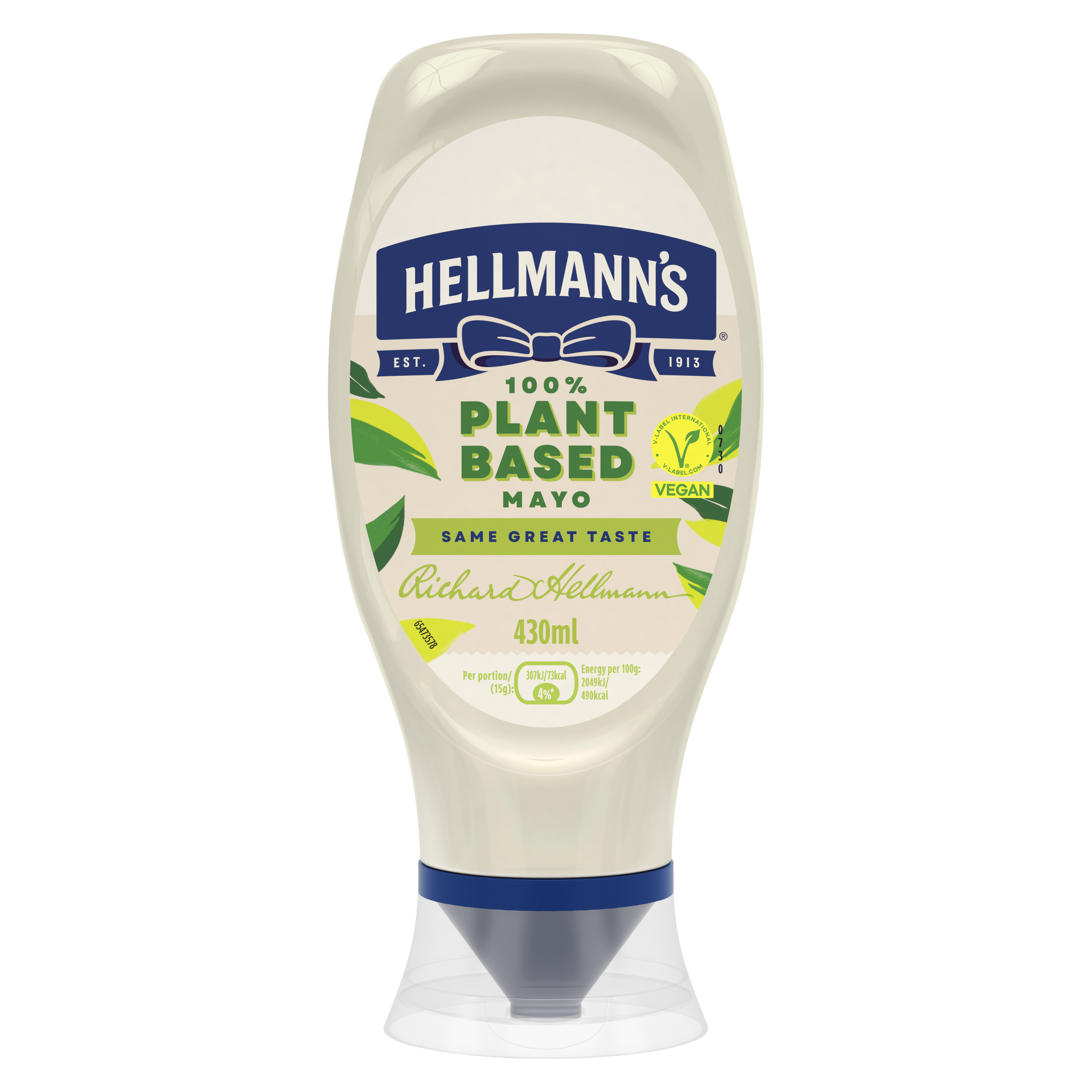 Hellmann’s Plant-based Knijpfles (430ml) packshot