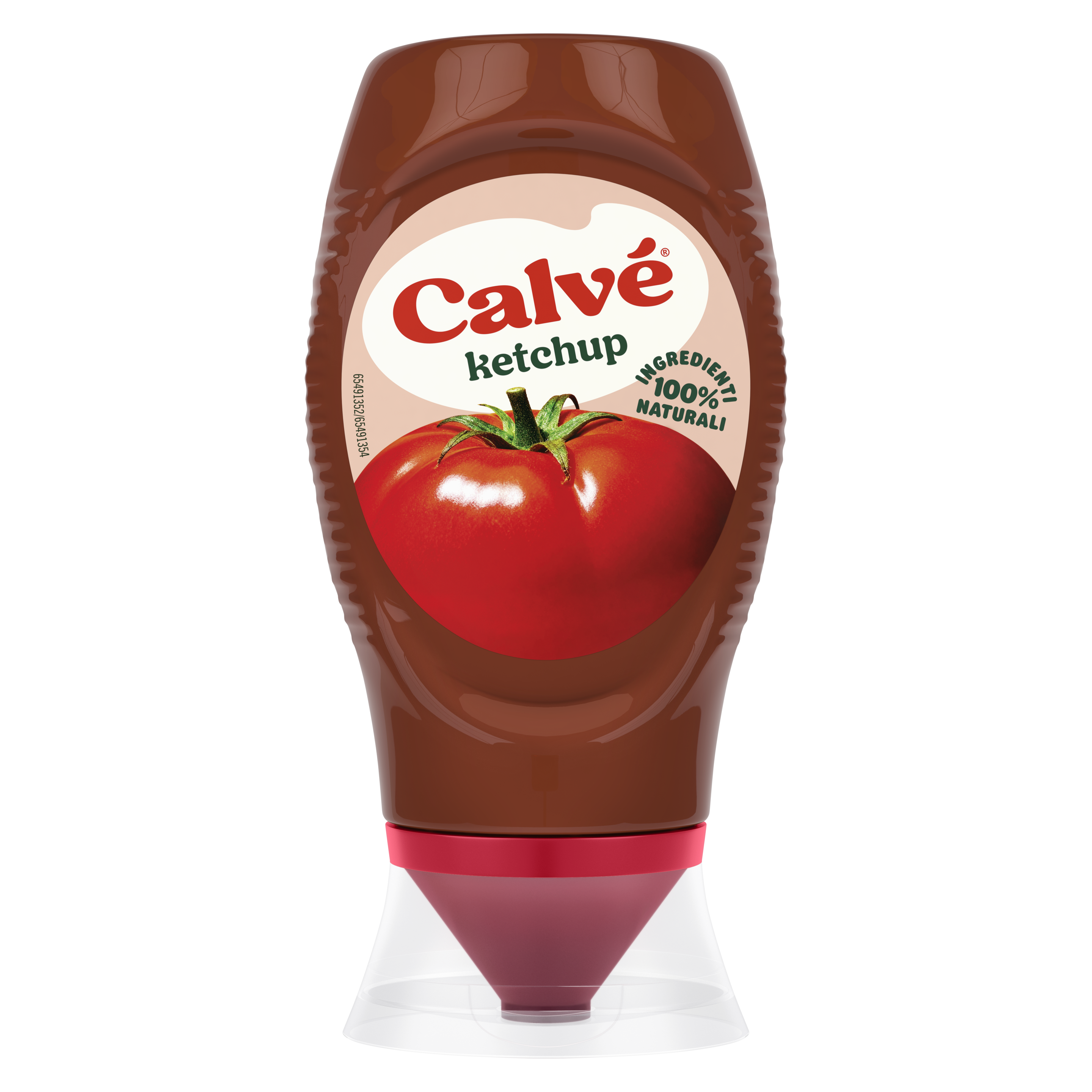 Il Ketchup Classico Calvé nasce da una ricetta semplice e genuina con 100% ingredienti naturali packshot
